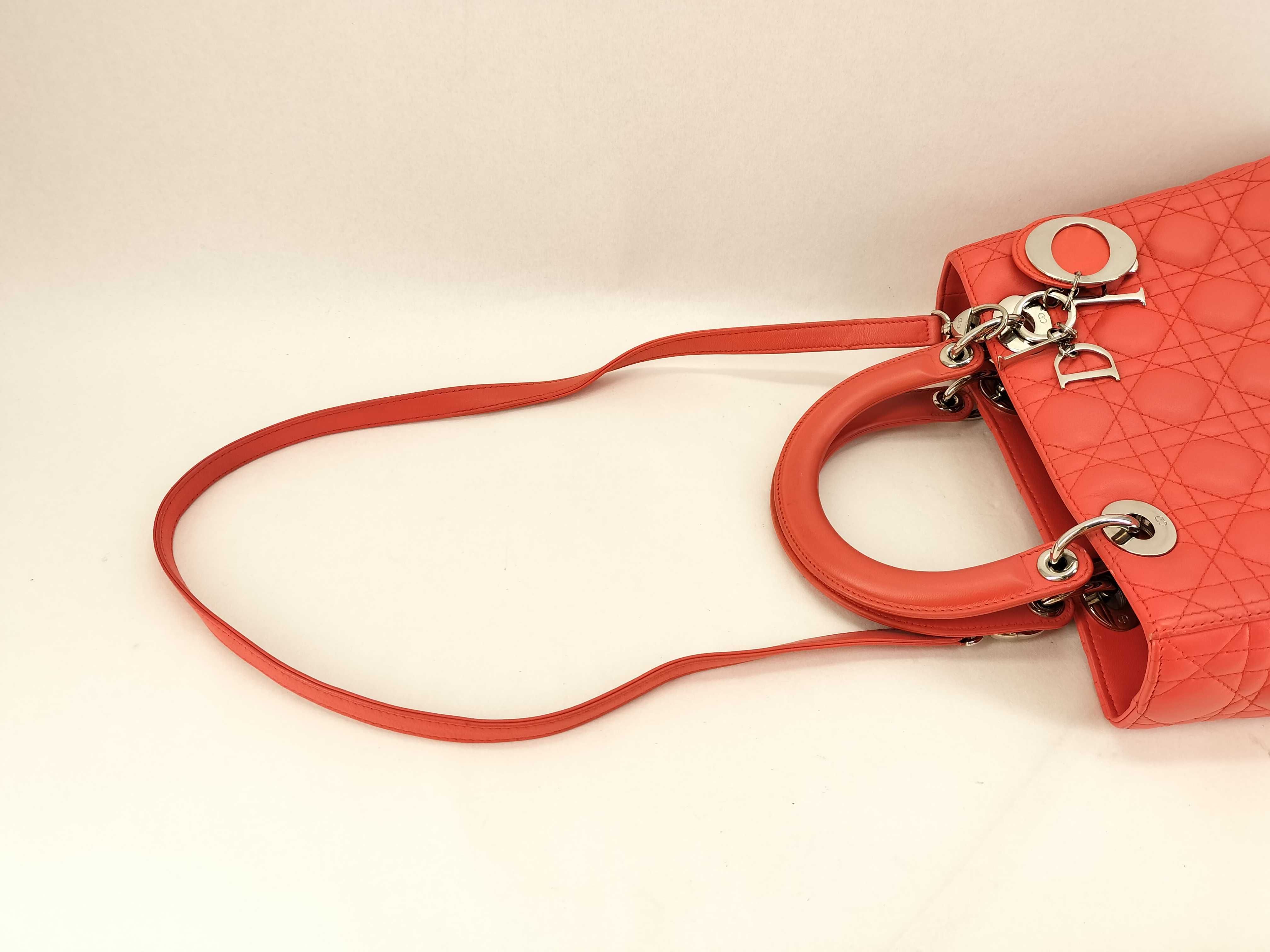 Lady Dior Cannage Lambskin 2-way Handbag — view 3