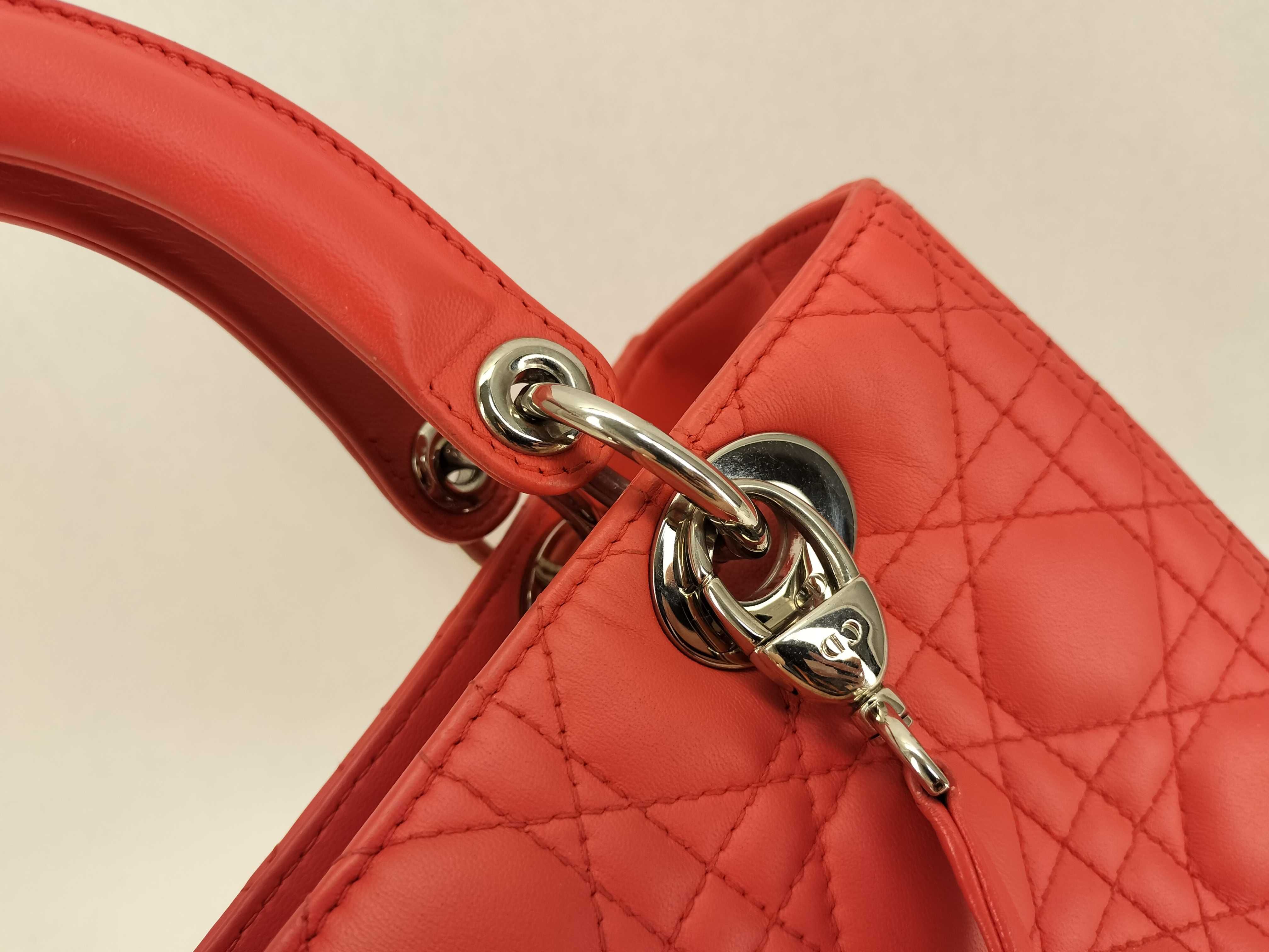 Lady Dior Cannage Lambskin 2-way Handbag — view 6
