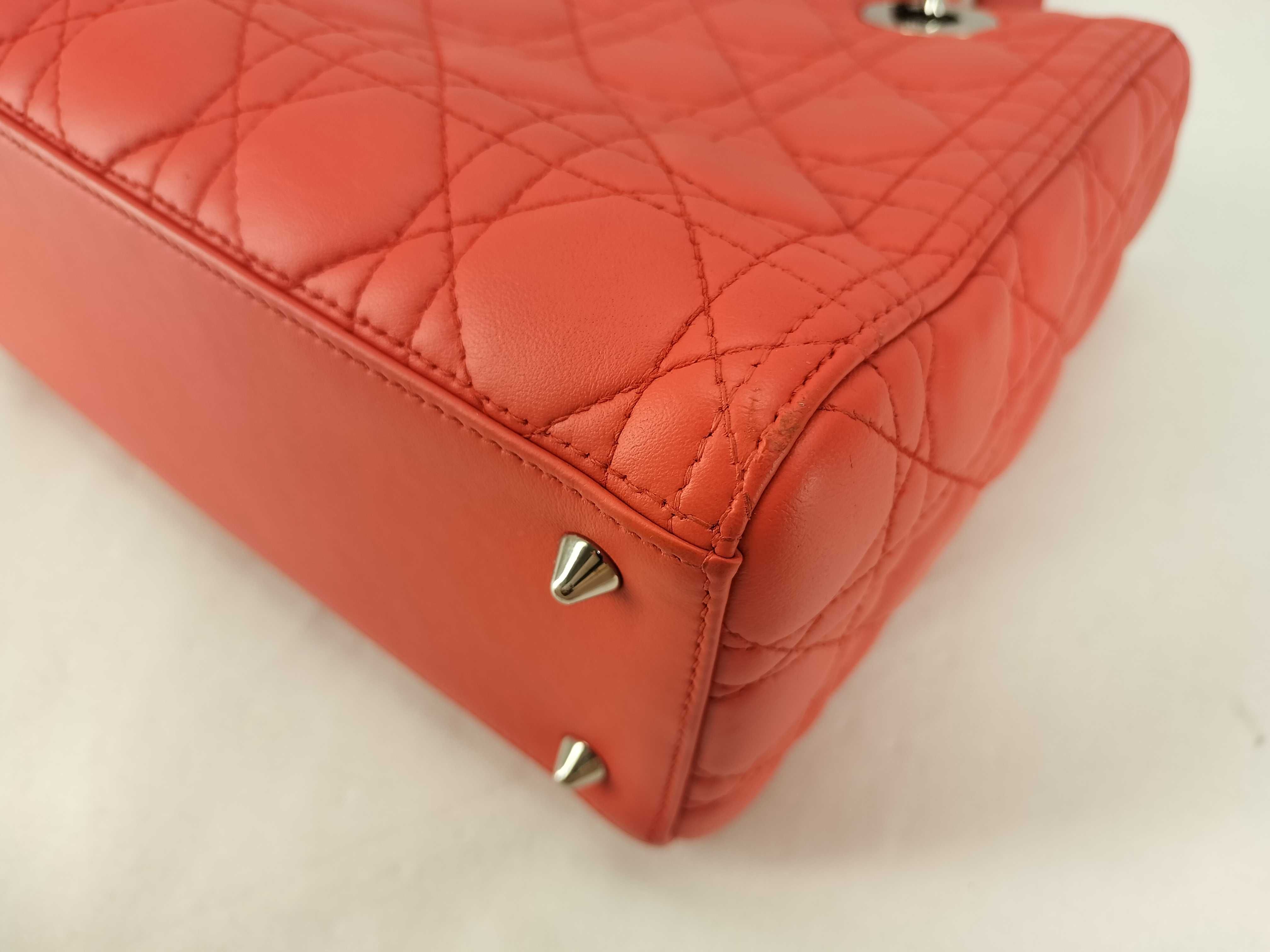 Lady Dior Cannage Lambskin 2-way Handbag — view 9