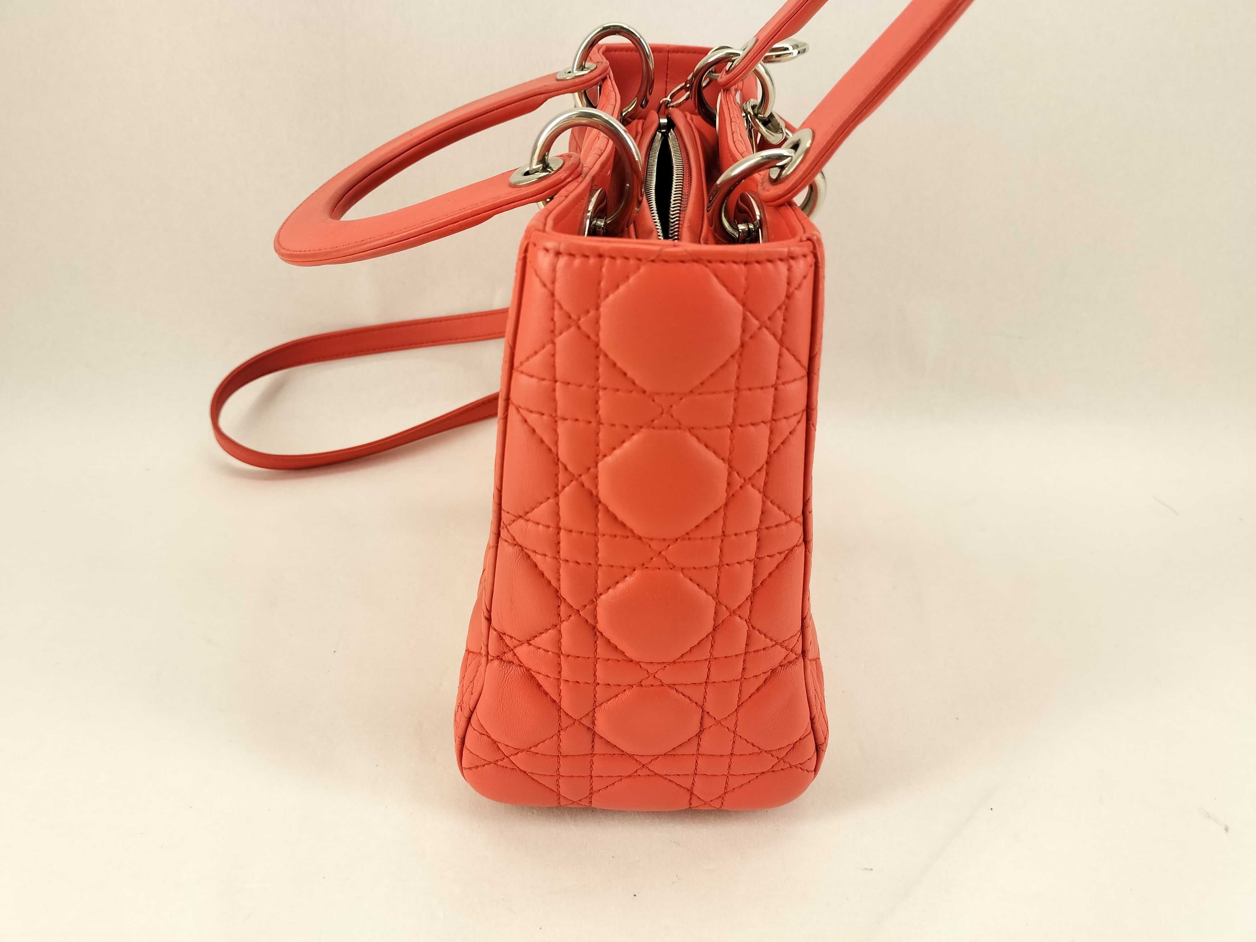 Lady Dior Cannage Lambskin 2-way Handbag — view 10