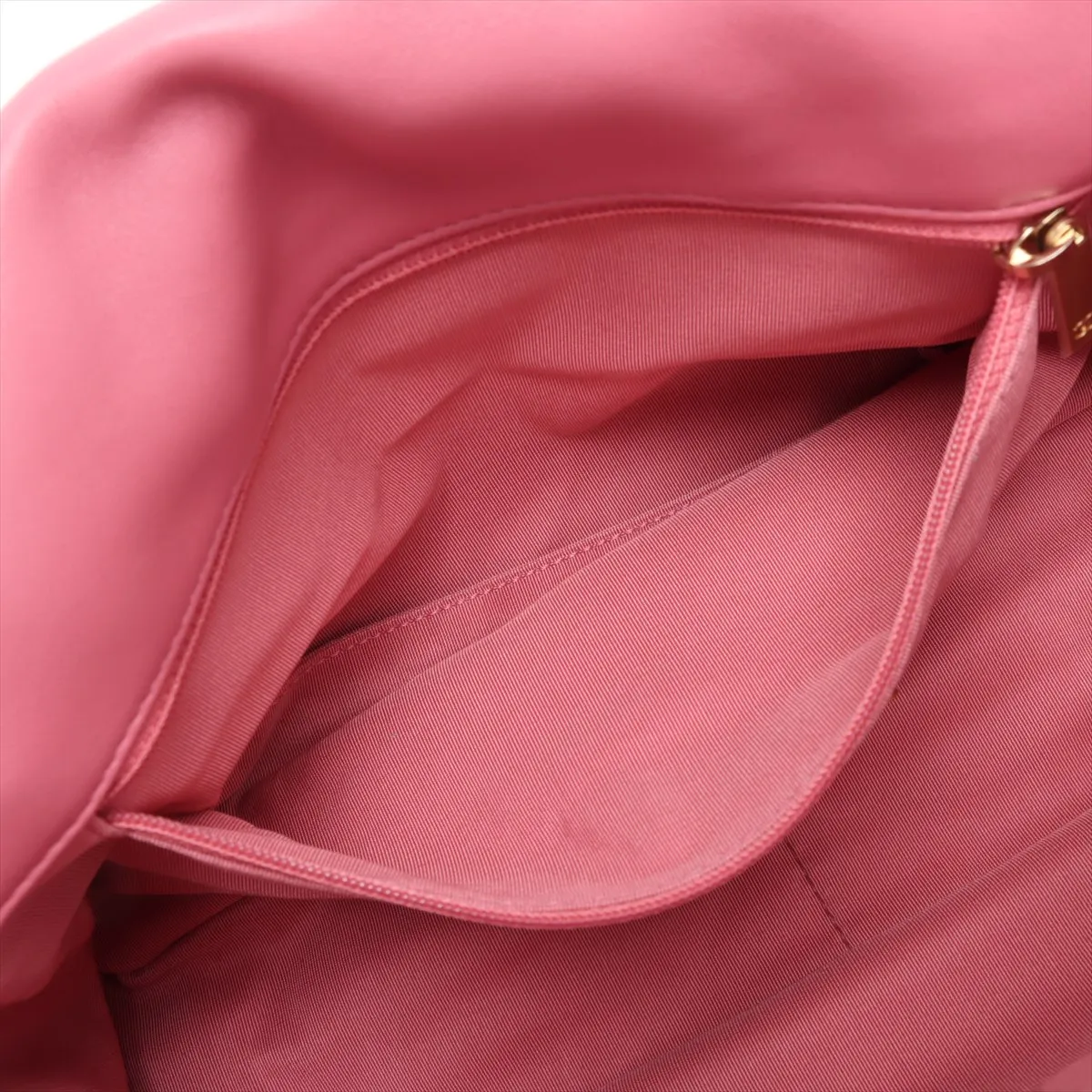19 Large Lambskin Chain Shoulder Bag Pink Gold x Silver Hardware K1L19433 Random Plate AS1161 — view 9