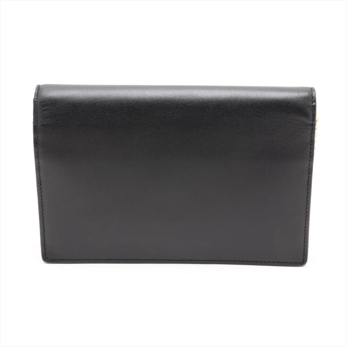 Kate 452159 Leather Chain Wallet Black — view 2