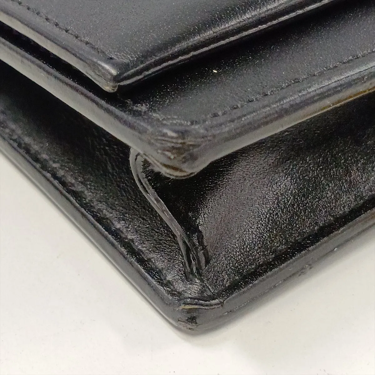 Kate 452159 Leather Chain Wallet Black — view 12