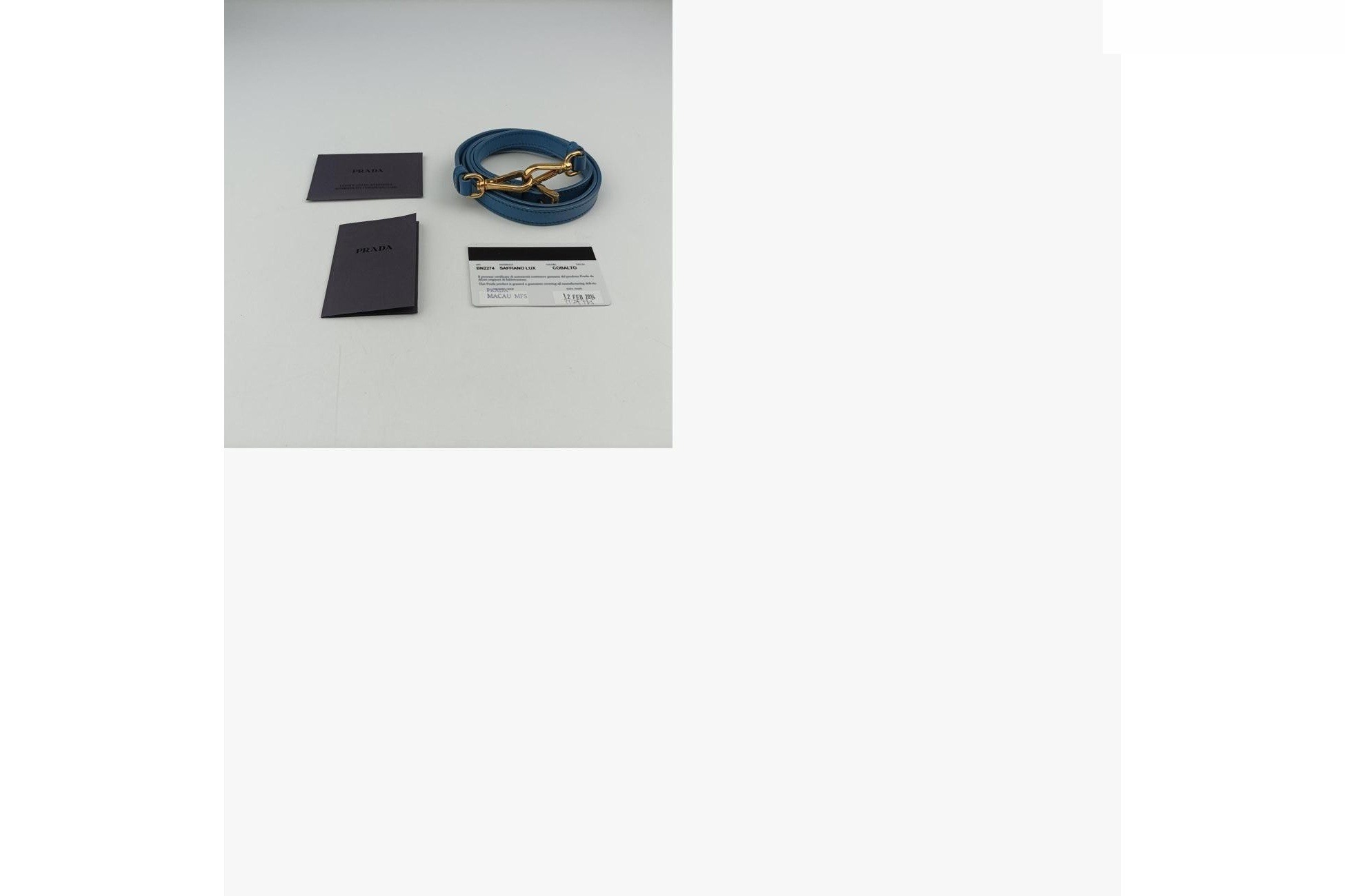Galleria Saffiano Leather Blue — view 12