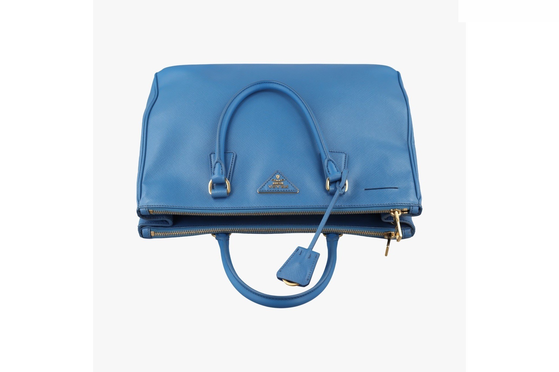 Galleria Saffiano Leather Blue — view 5