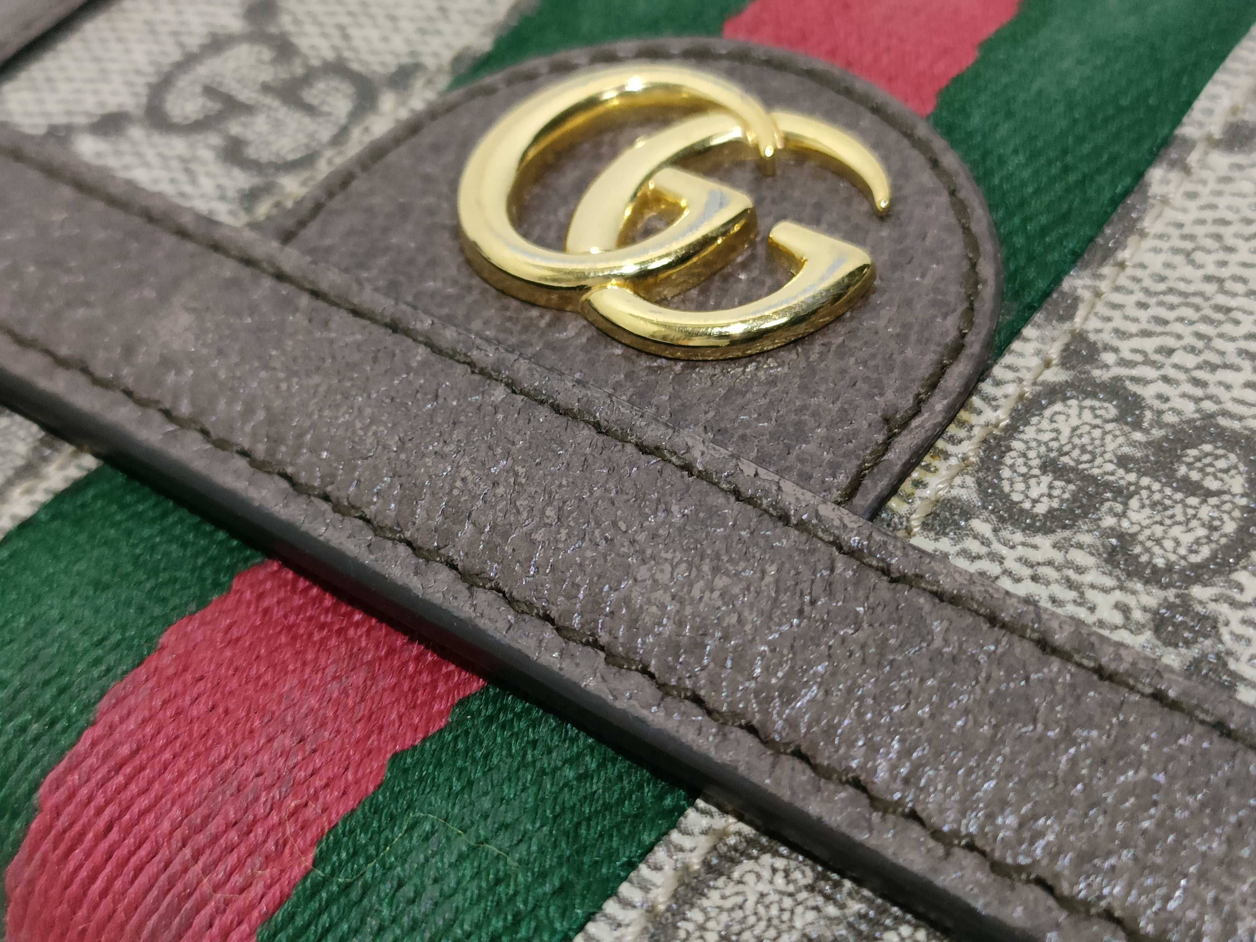 GG Supreme Ophidia Bi-fold Wallet, Brown, 523174 0416 — view 15