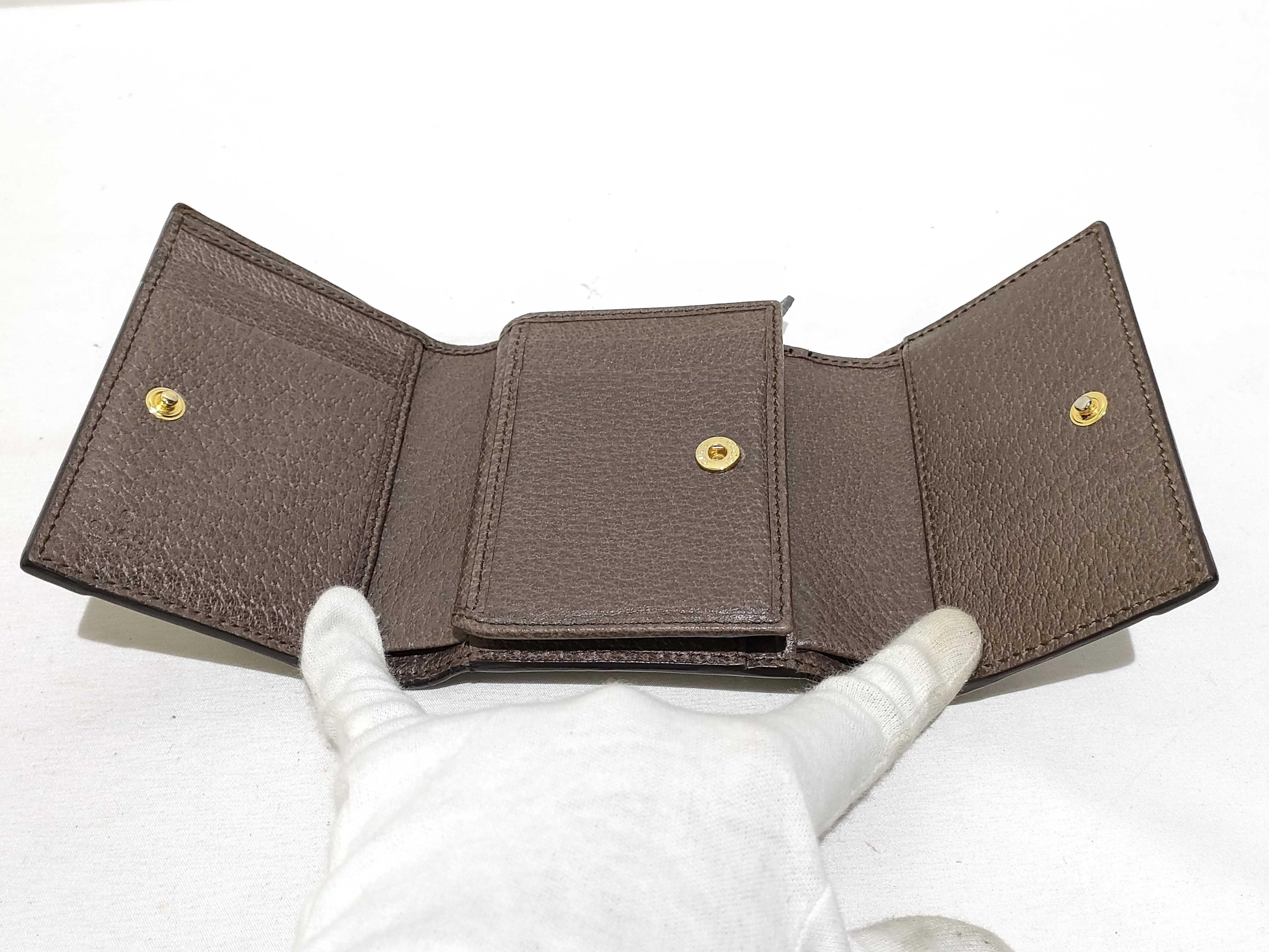 GG Supreme Ophidia Bi-fold Wallet, Brown, 523174 0416 — view 9