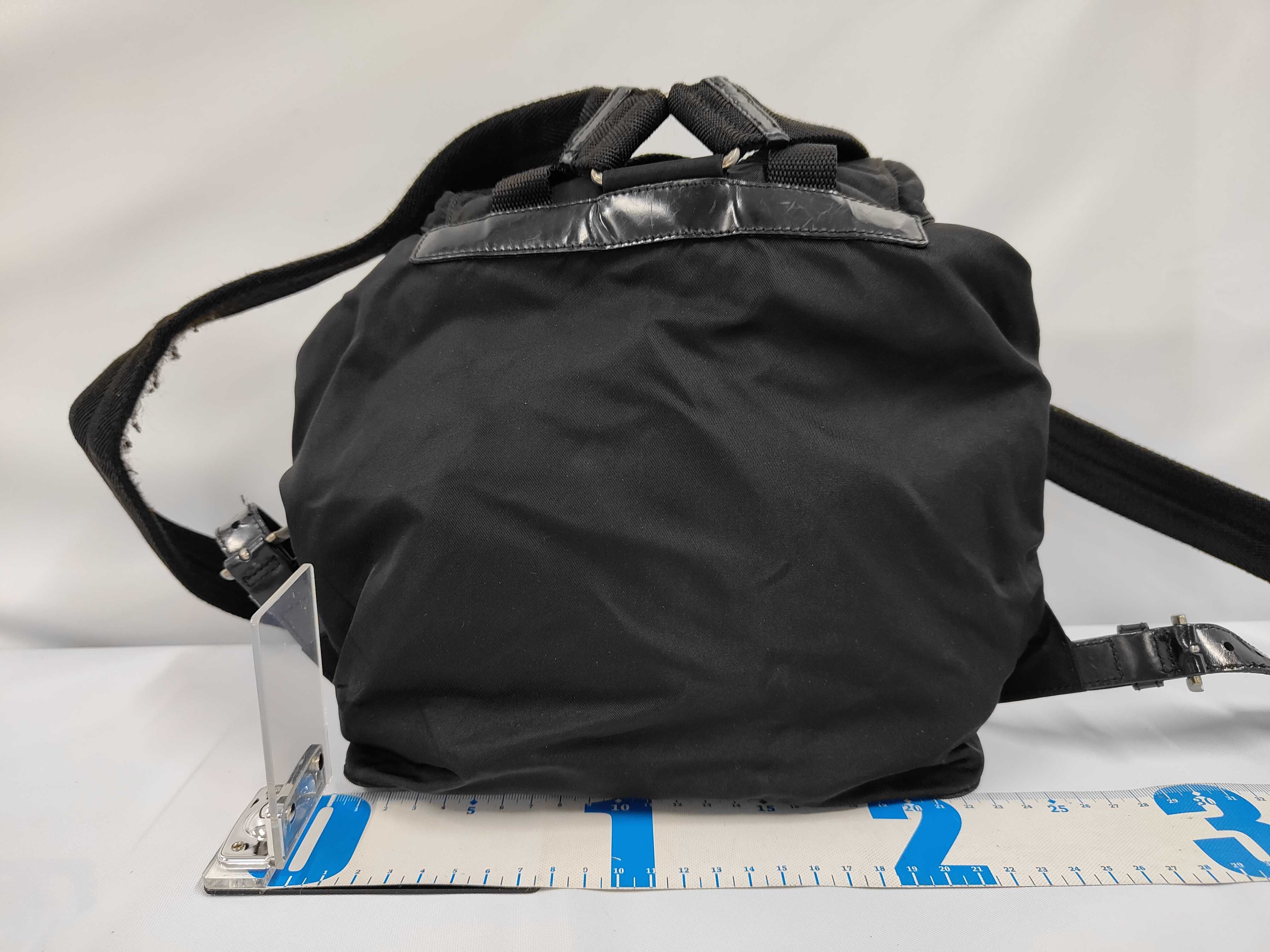 Nylon Backpack, Black Backpack — view 2