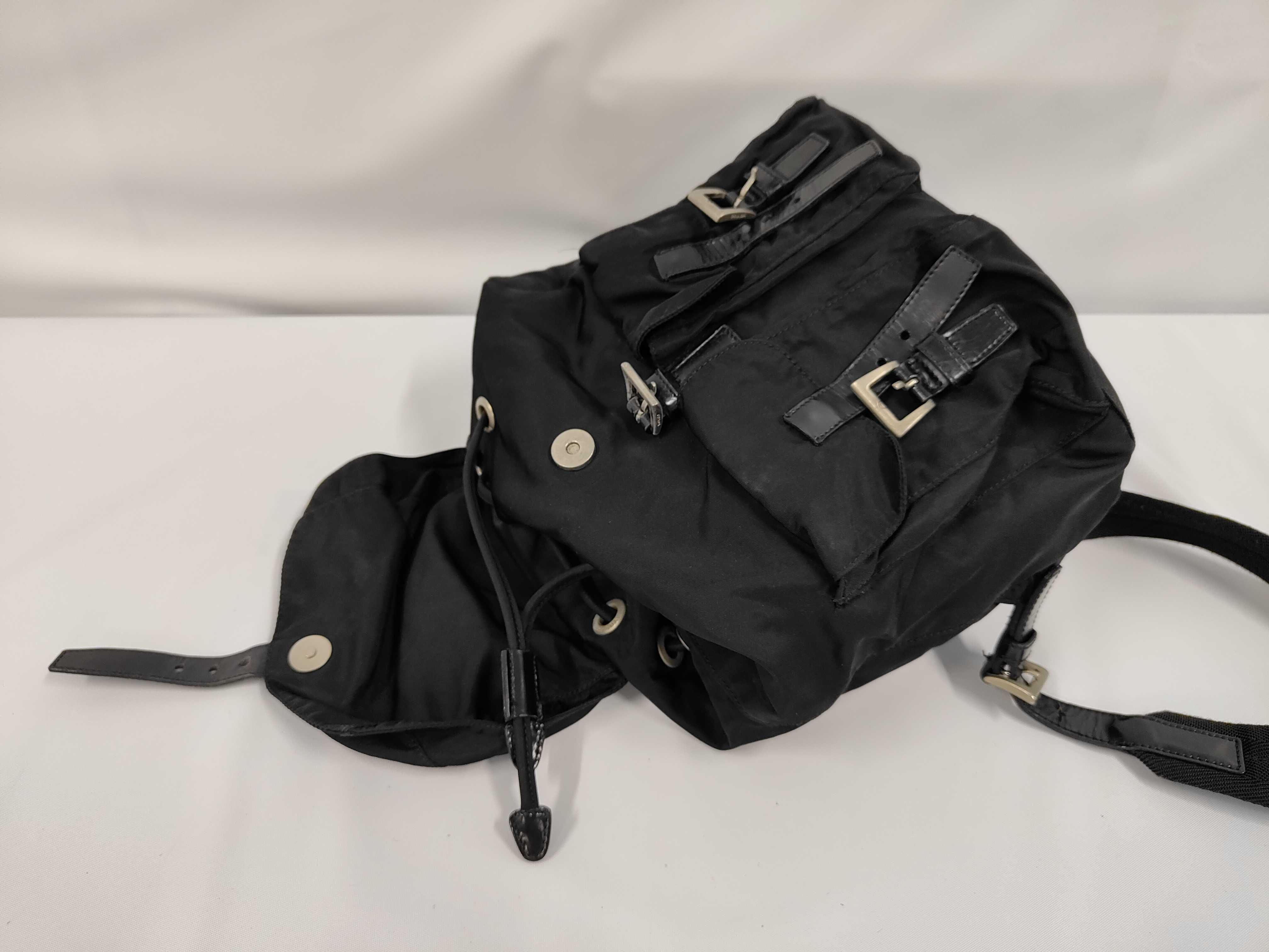 Nylon Backpack, Black Backpack — view 9