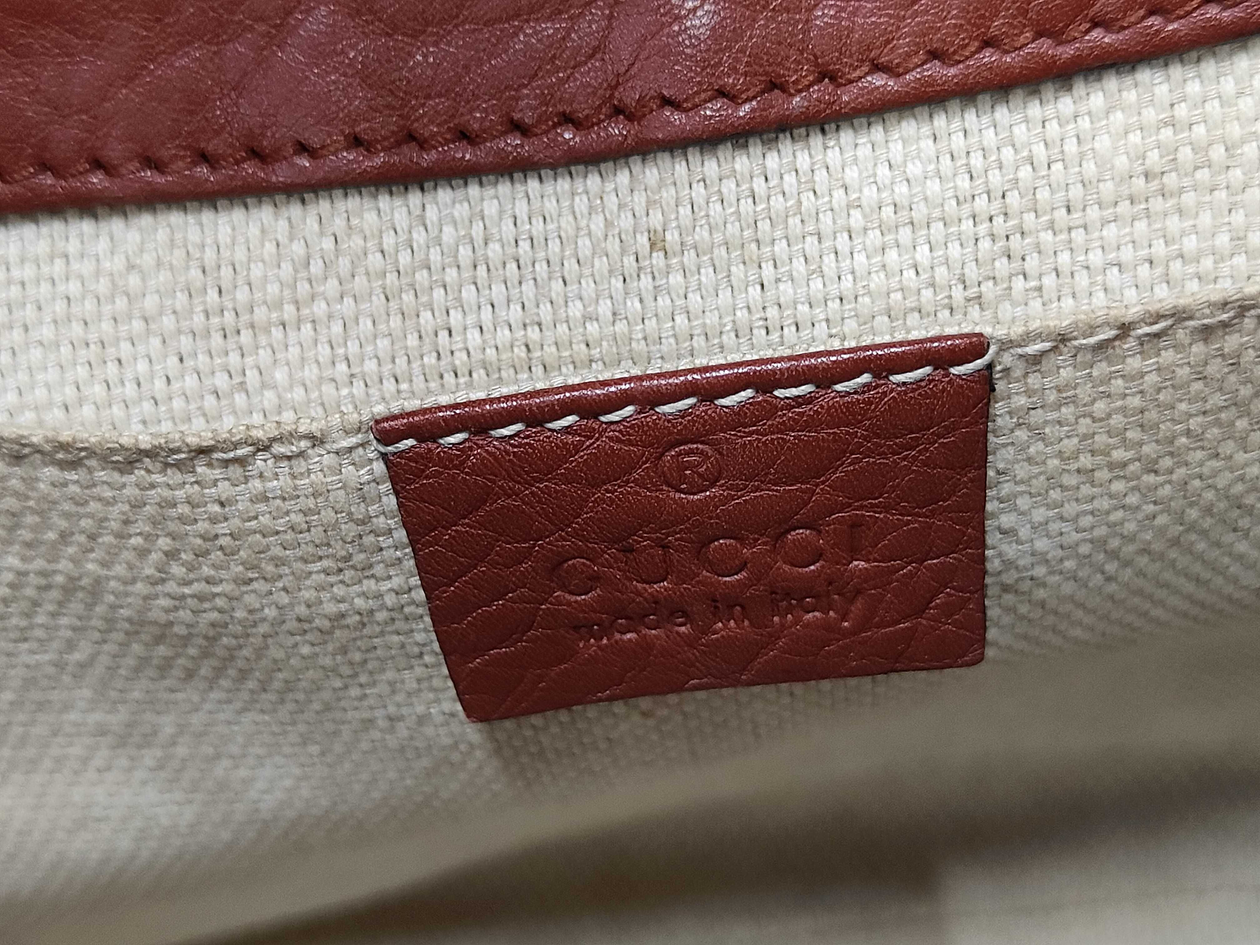 Dressage Flap Crossbody Bag, Red/Beige, Monogram Canvas, Gold Hardware — view 11