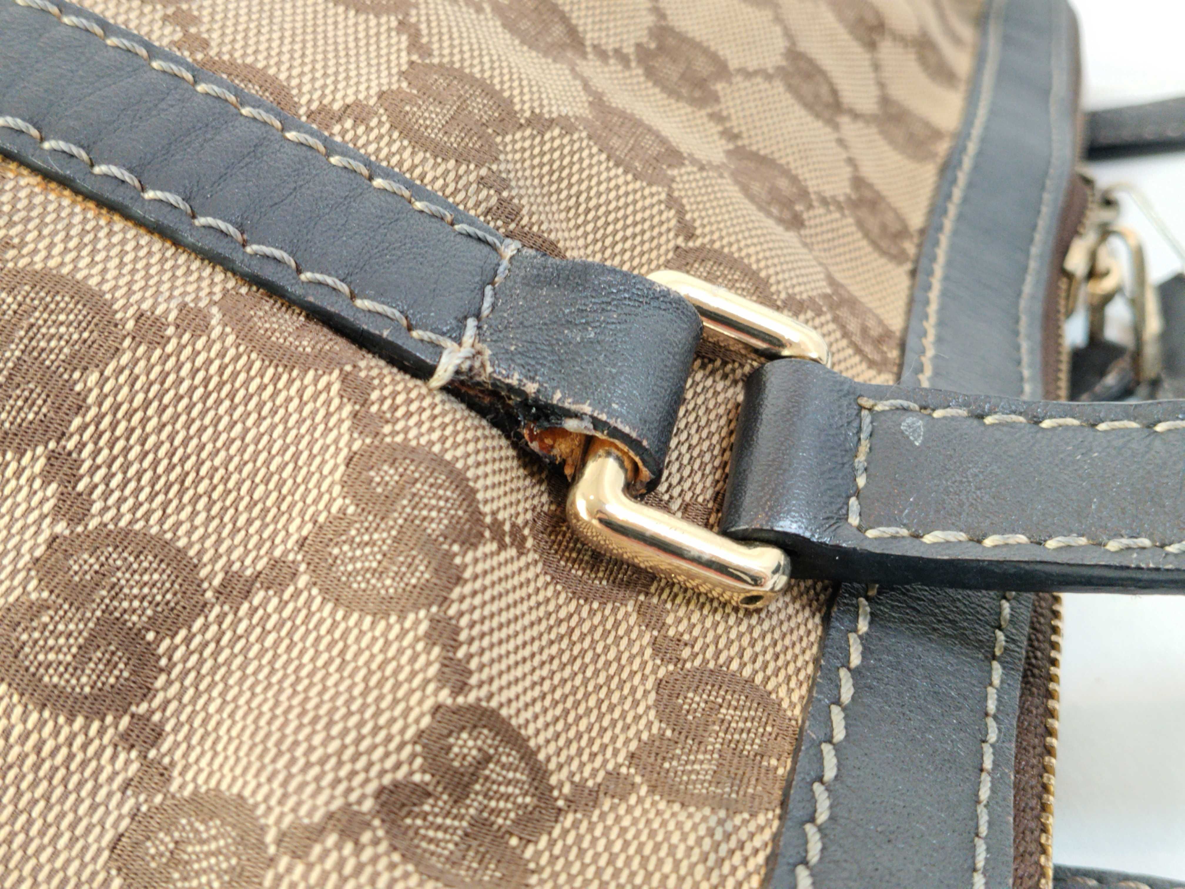 GG Canvas Shoulder Bag Brown Handbag — view 6