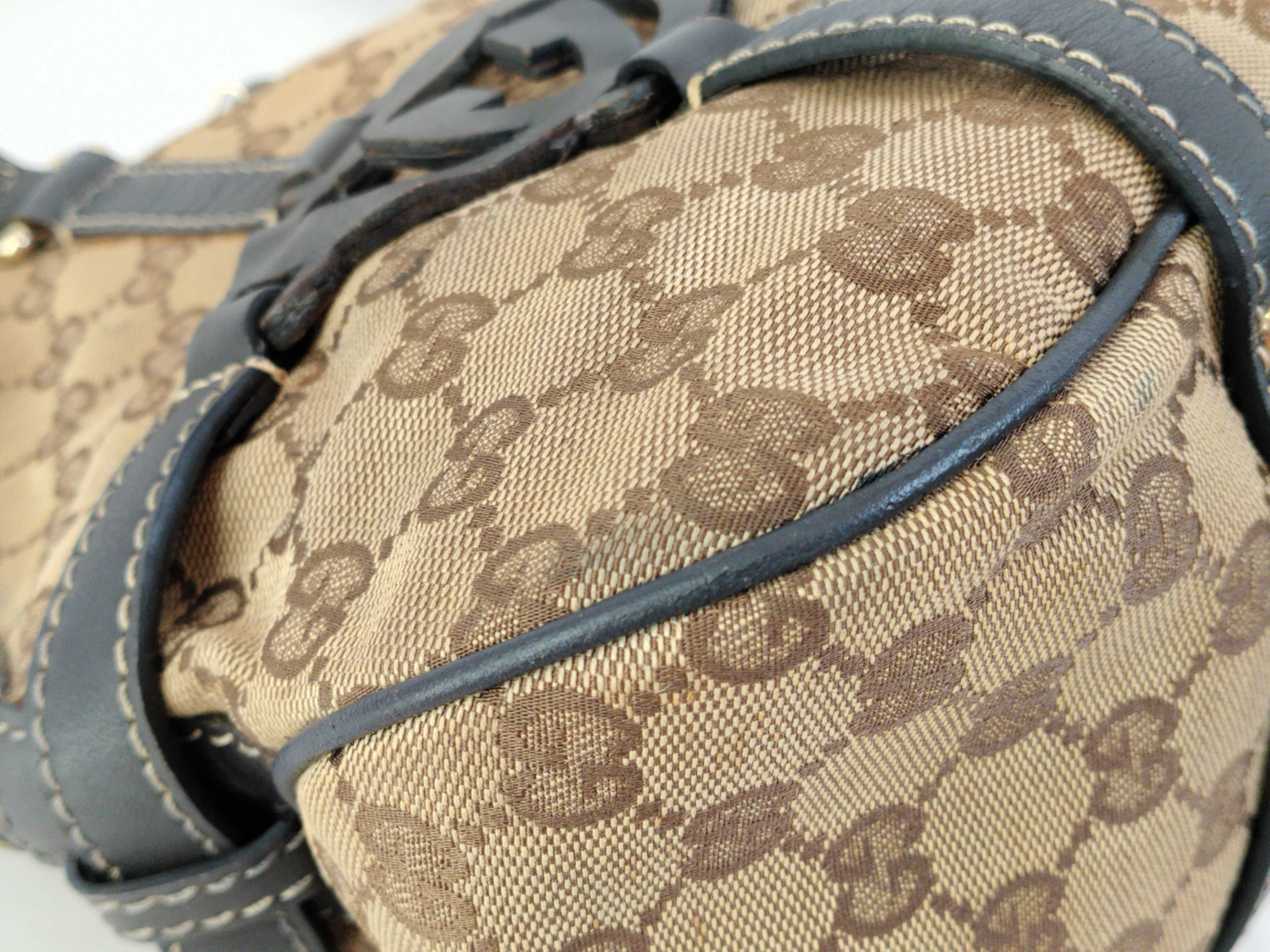 GG Canvas Shoulder Bag Brown Handbag — view 7