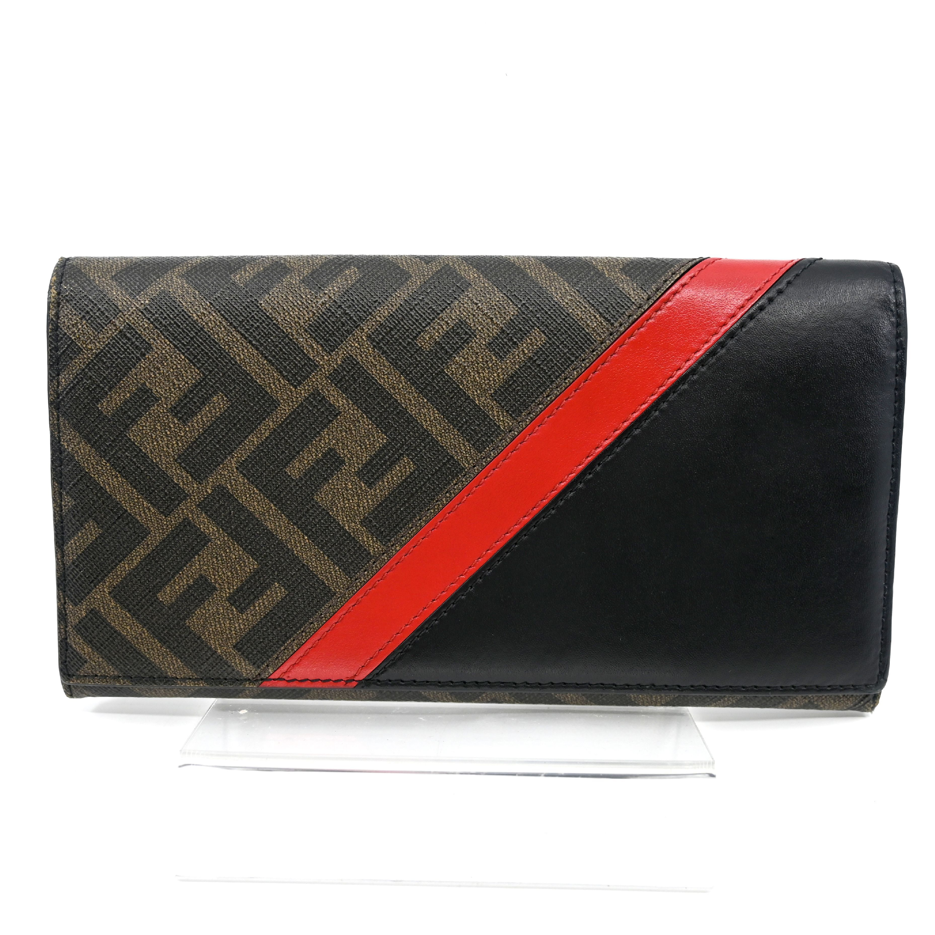 DIAGONAL FF Long Wallet, Zucca Wallet