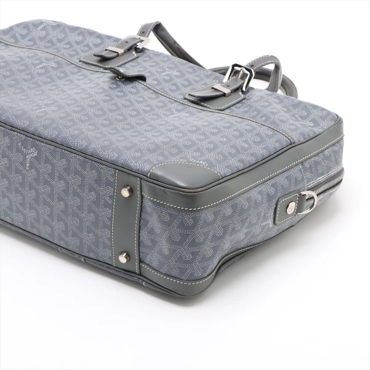 Ambassador MM PVC x Leather Business Bag Gray — view 3