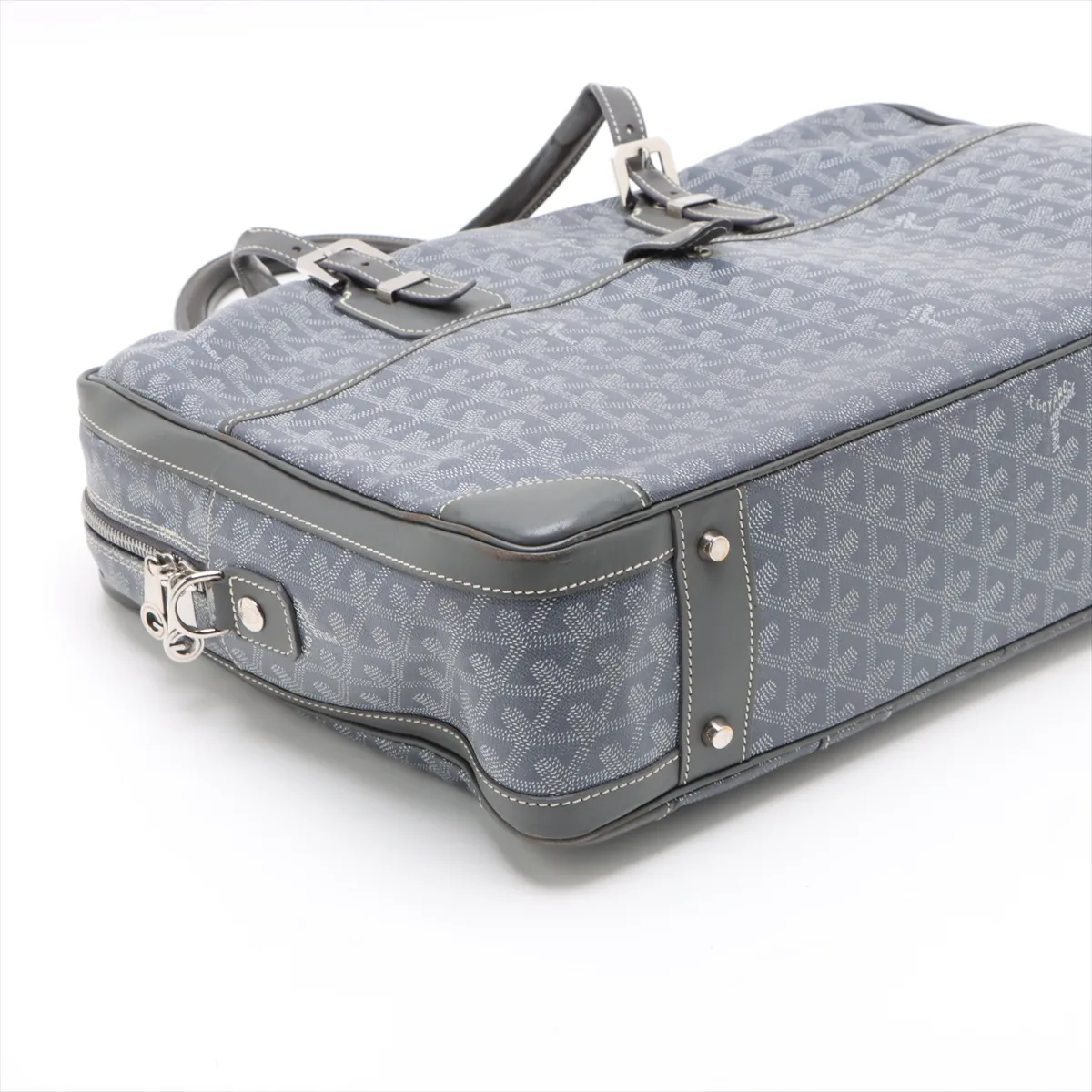 Ambassador MM PVC x Leather Business Bag Gray — view 4