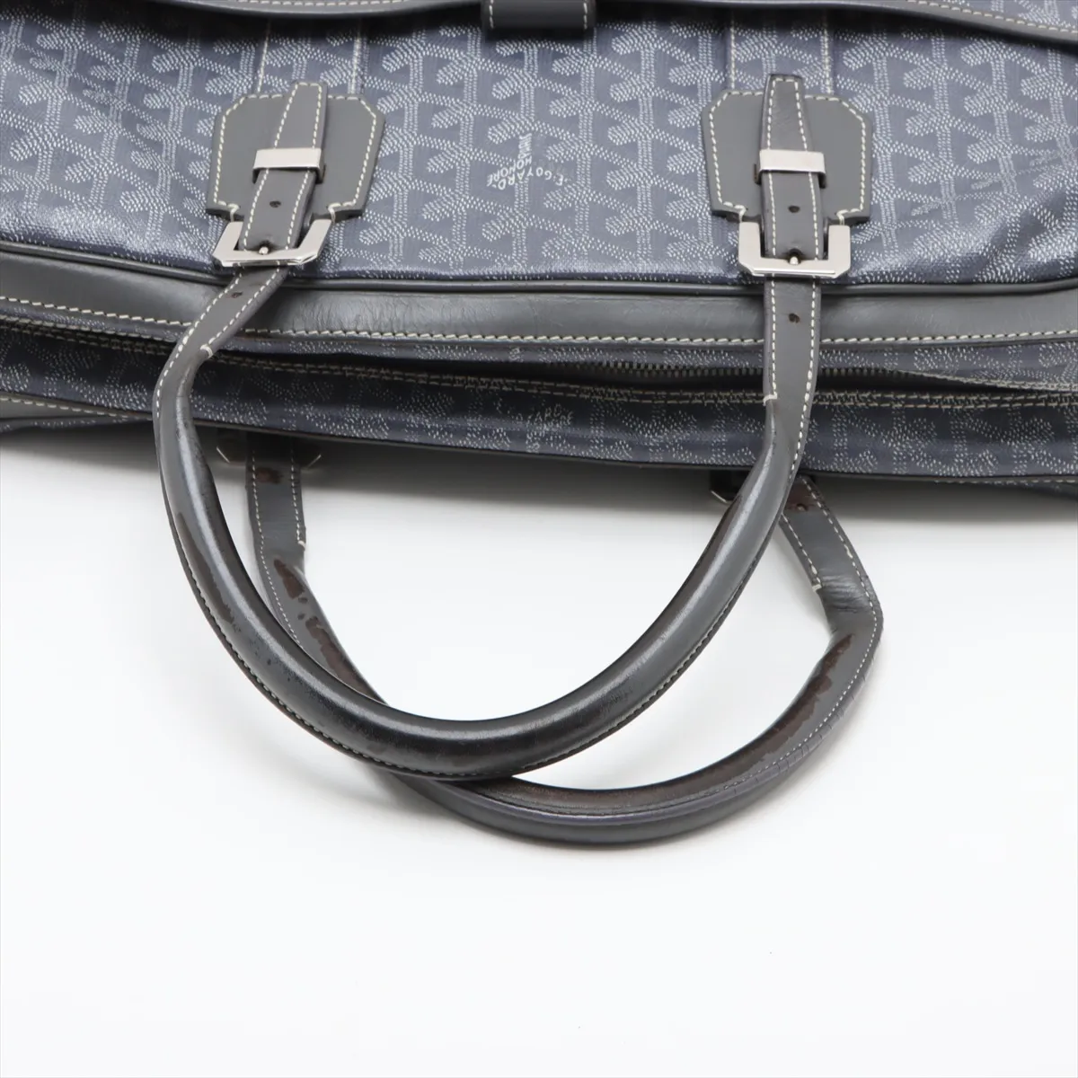Ambassador MM PVC x Leather Business Bag Gray — view 5