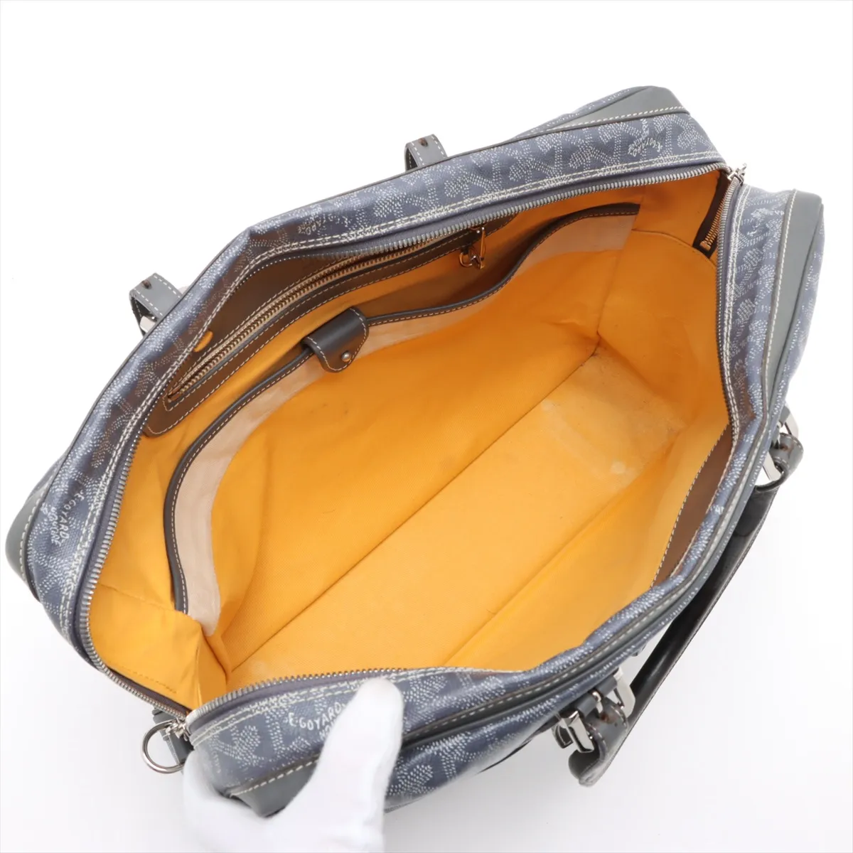 Ambassador MM PVC x Leather Business Bag Gray — view 7