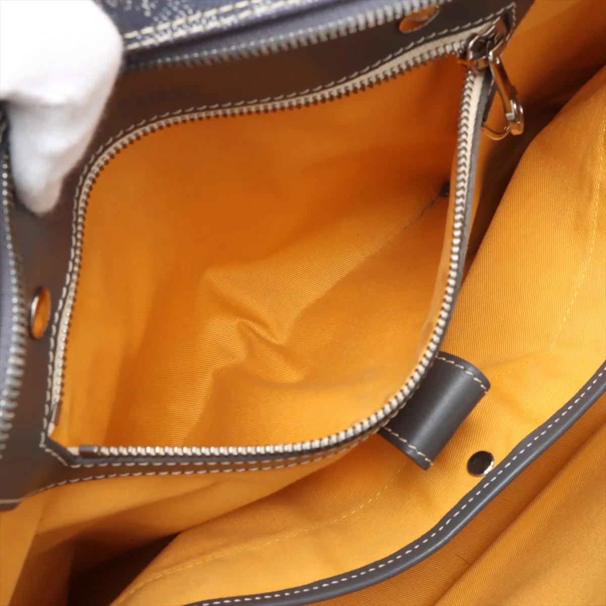 Ambassador MM PVC x Leather Business Bag Gray — view 9
