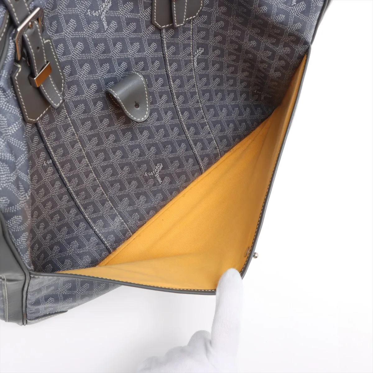 Ambassador MM PVC x Leather Business Bag Gray — view 10