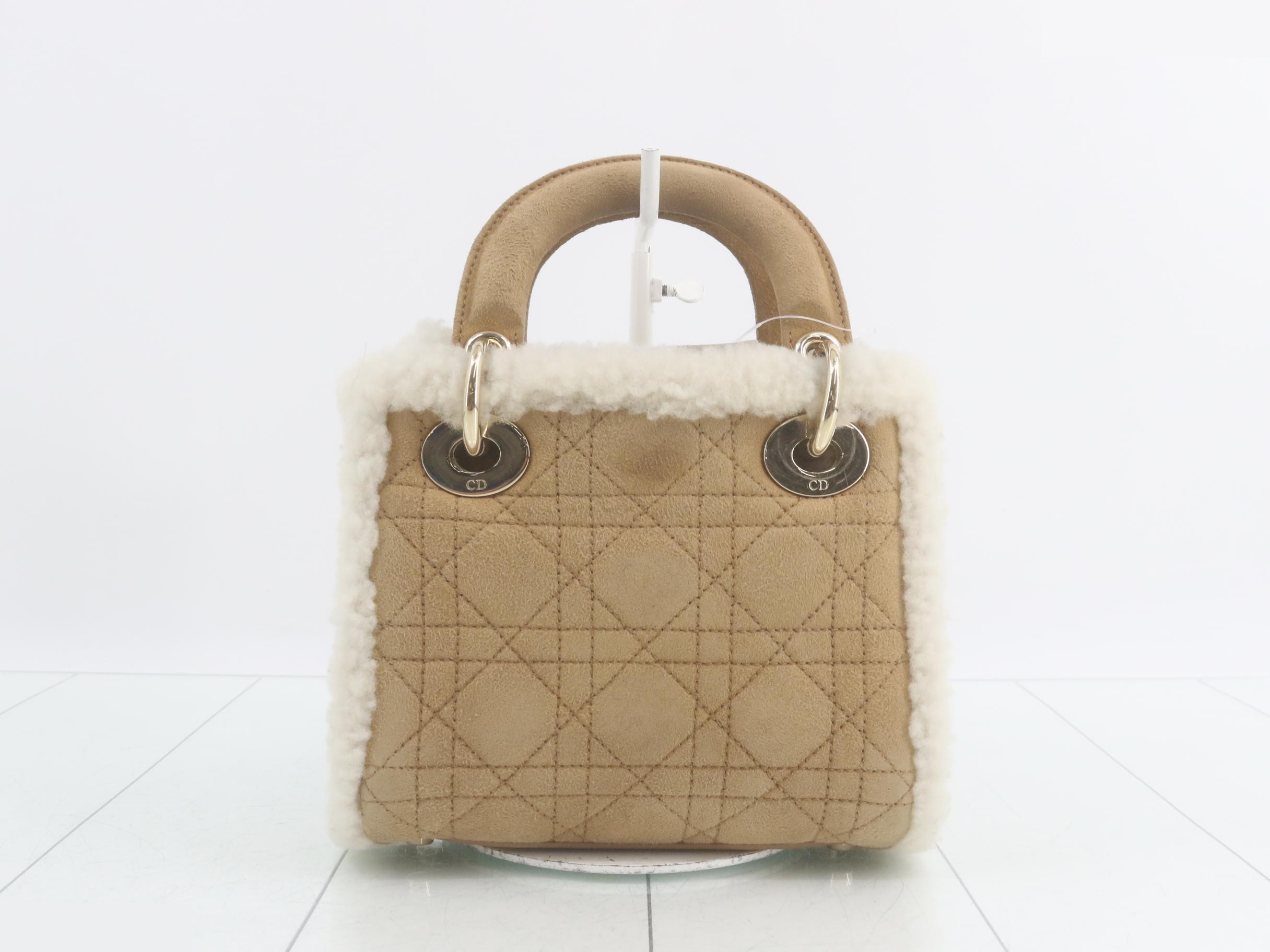 Lady Dior Cannage Suede 2-Way Handbag — view 2