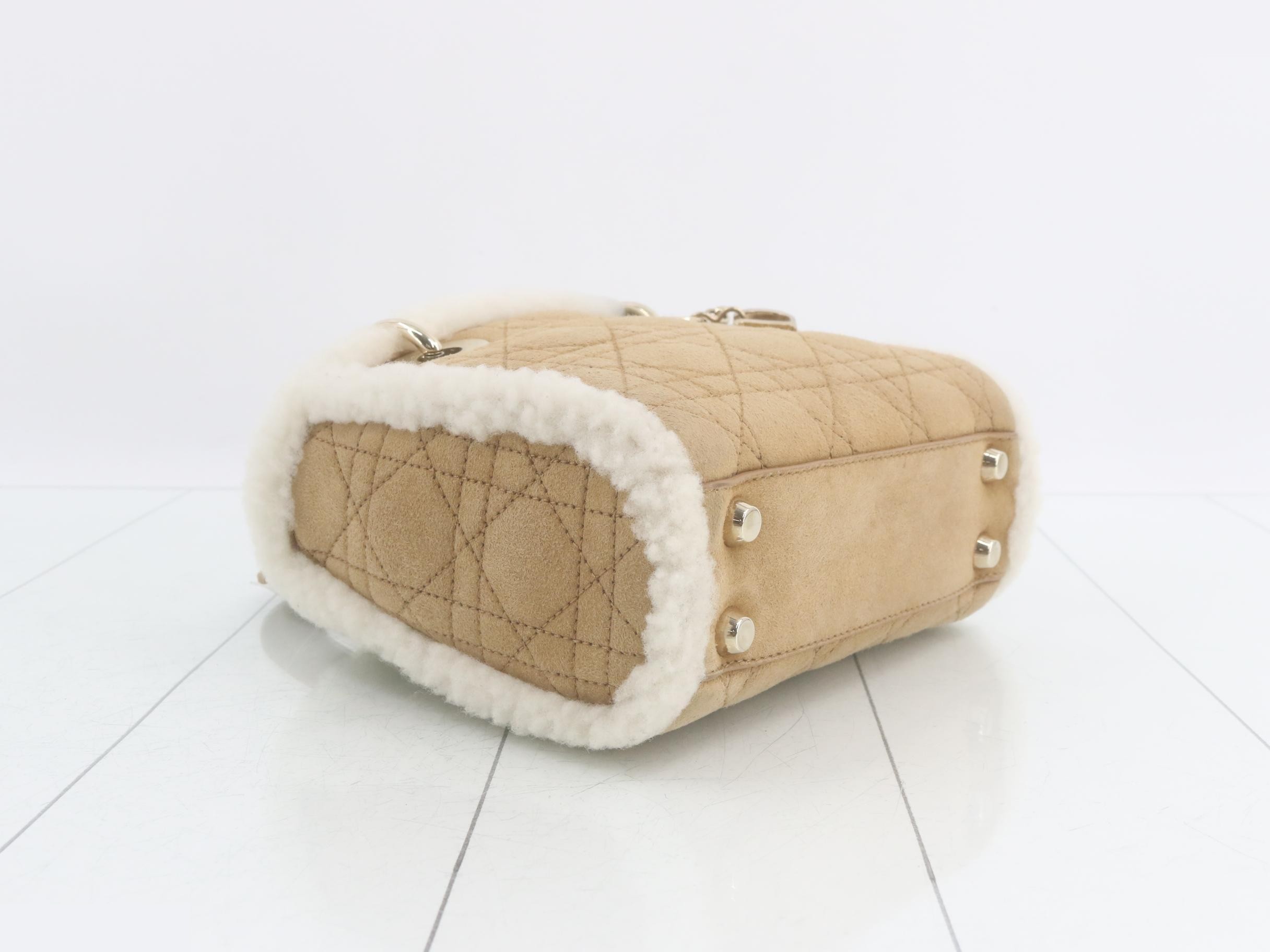Lady Dior Cannage Suede 2-Way Handbag — view 5