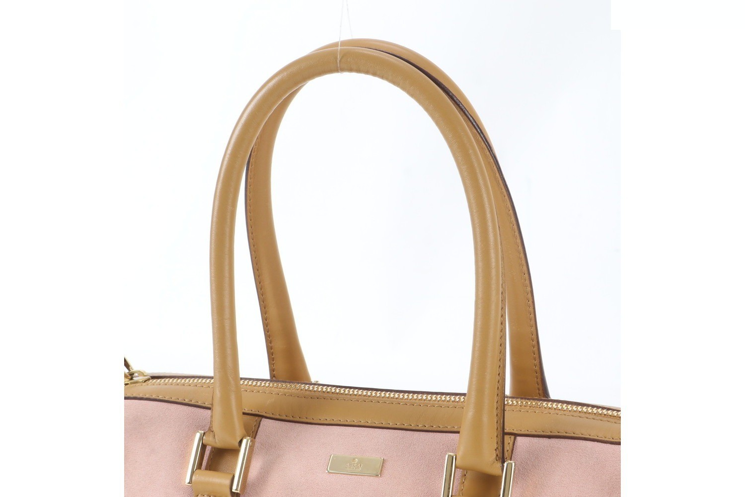 Leather handbag, mini Boston bag — view 2