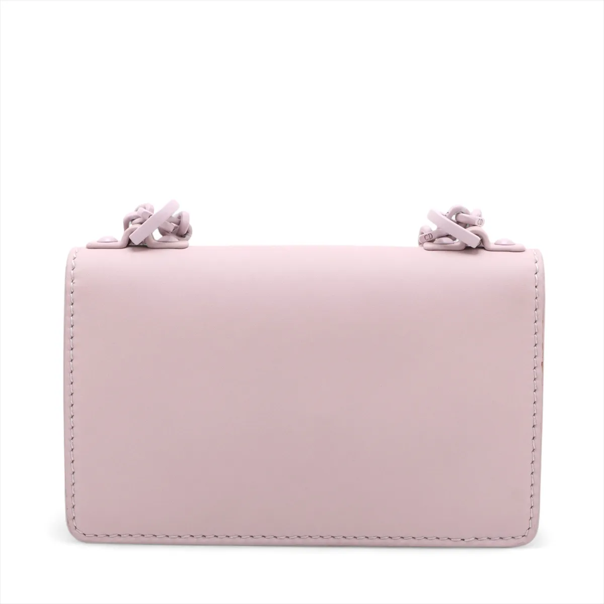 J'Adior Leather Chain Shoulder Bag Pink — view 2