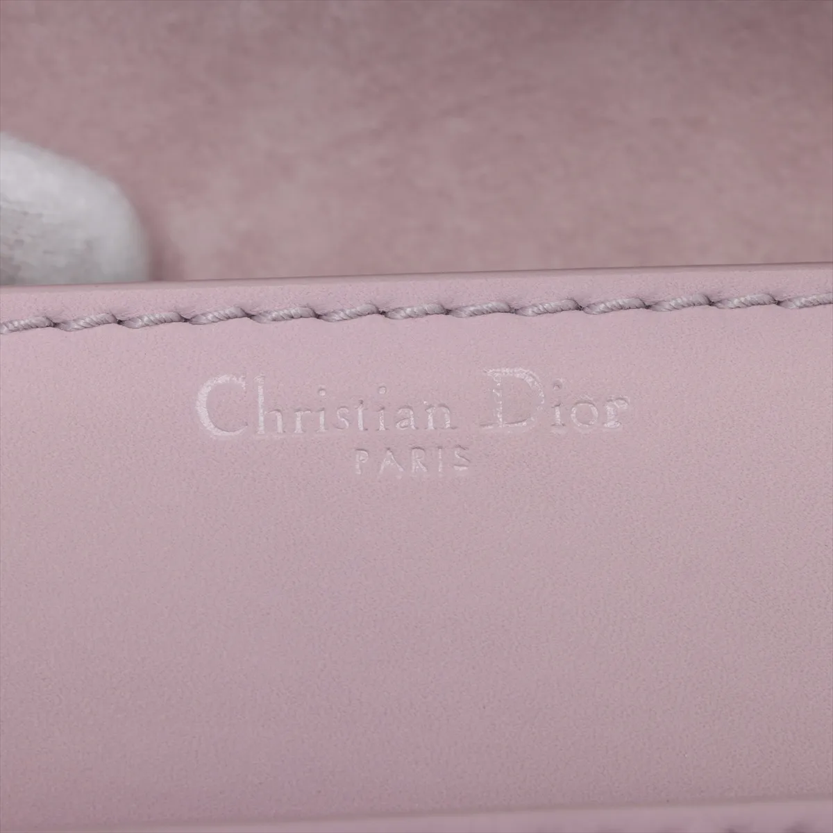 J'Adior Leather Chain Shoulder Bag Pink — view 8
