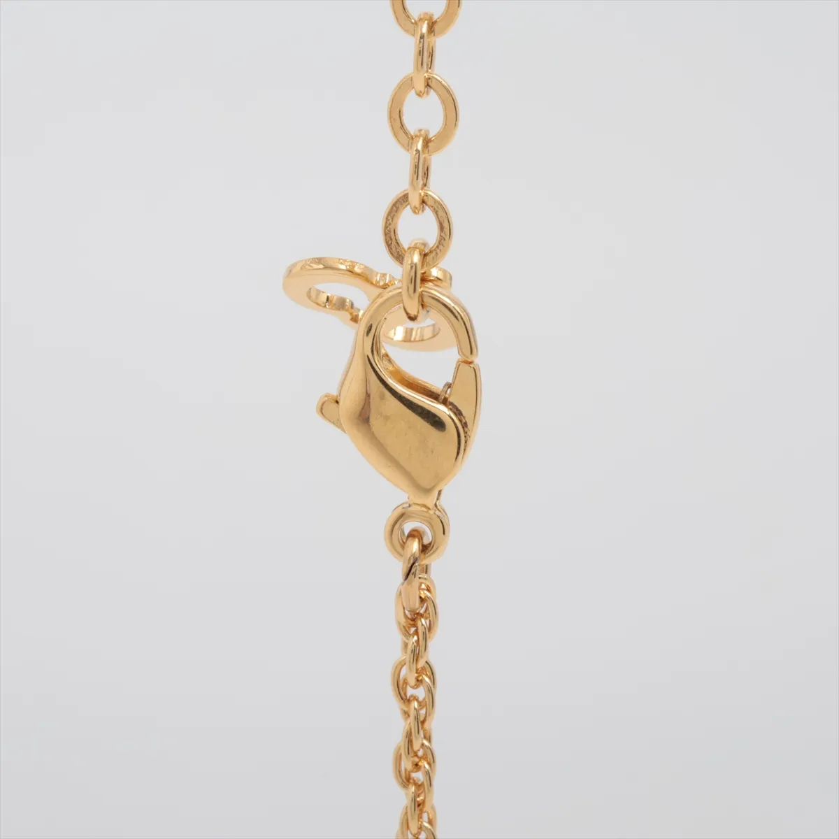 CD logo necklace, GP gold, — view 3