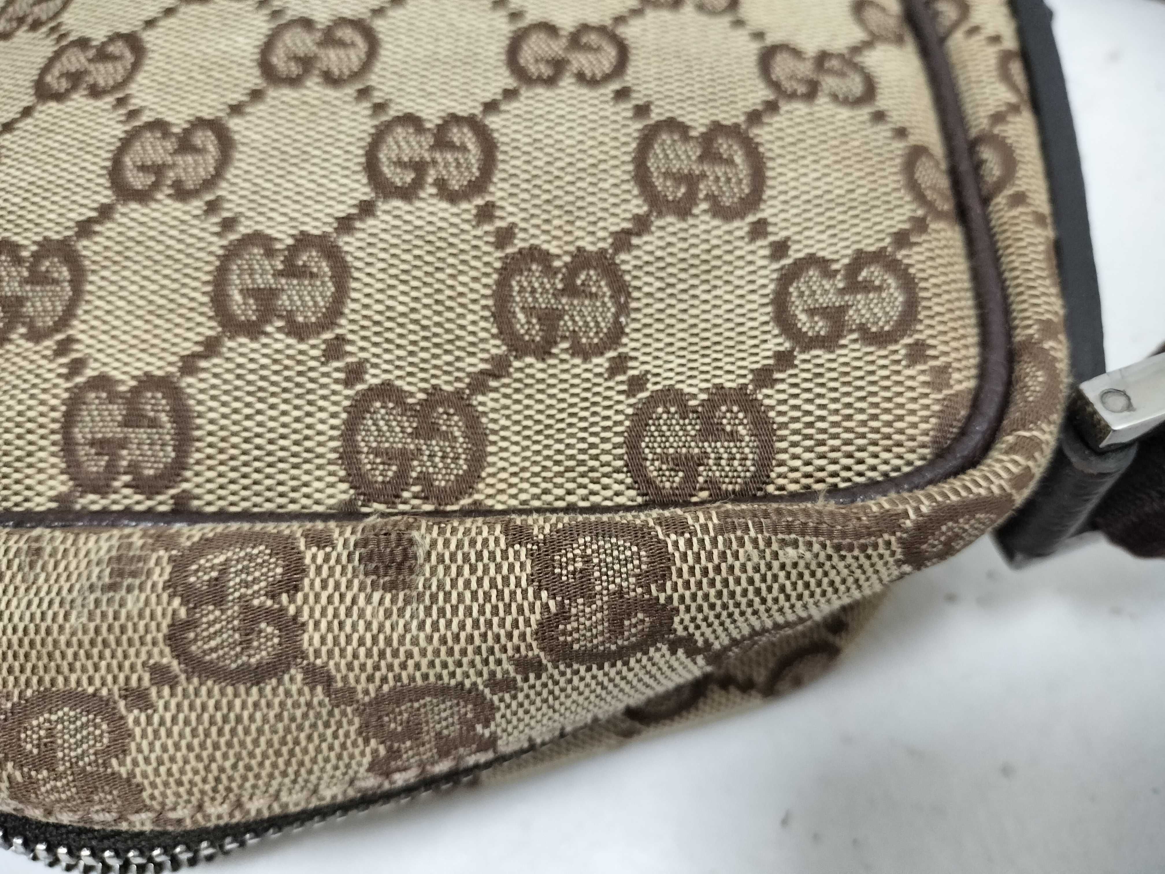 GG Canvas Shoulder Bag, Brown GG Canvas Shoulder Bag — view 15
