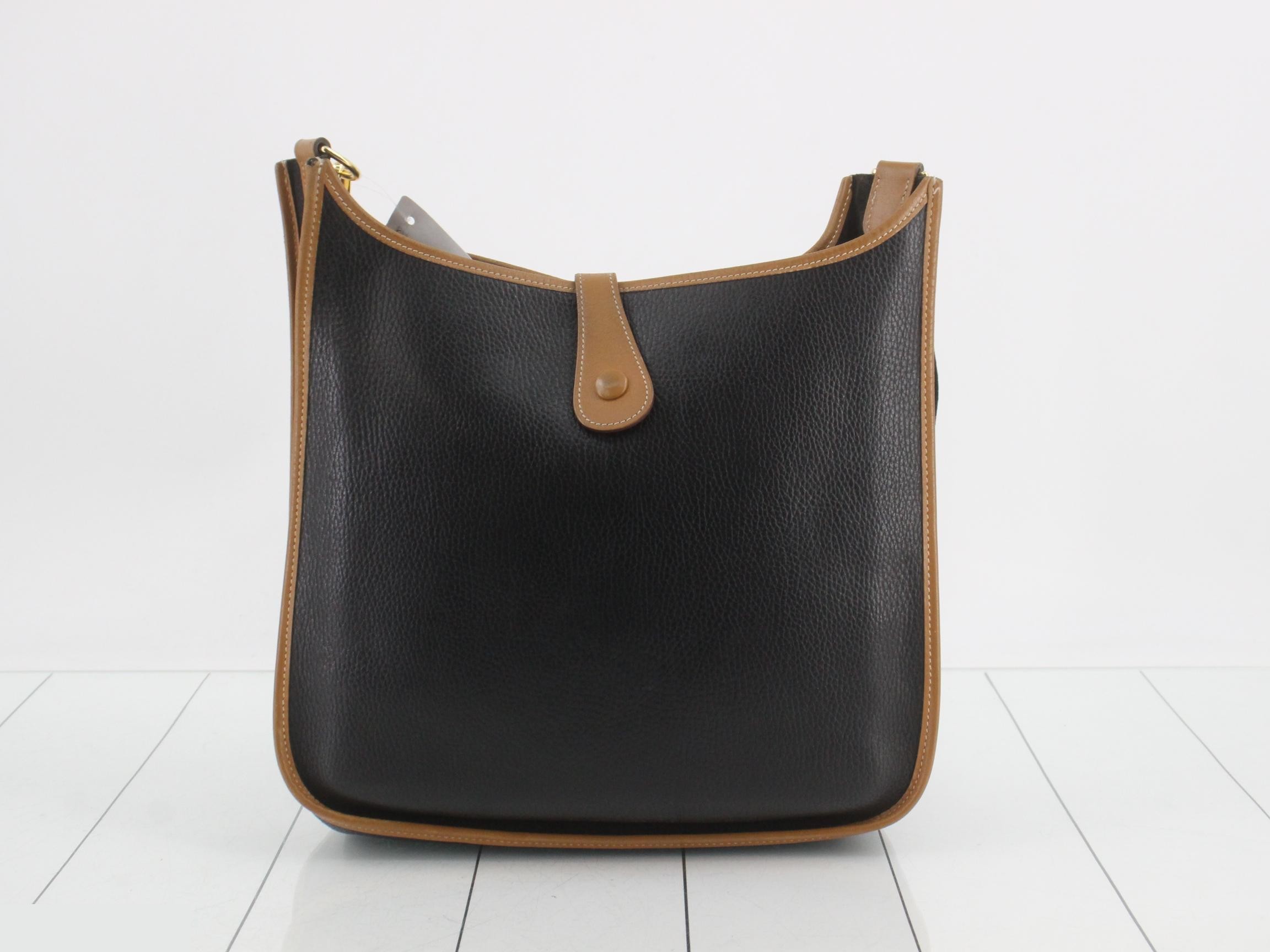Evelyn, Black, B stamp, Bi-color, Gold hardware — view 2