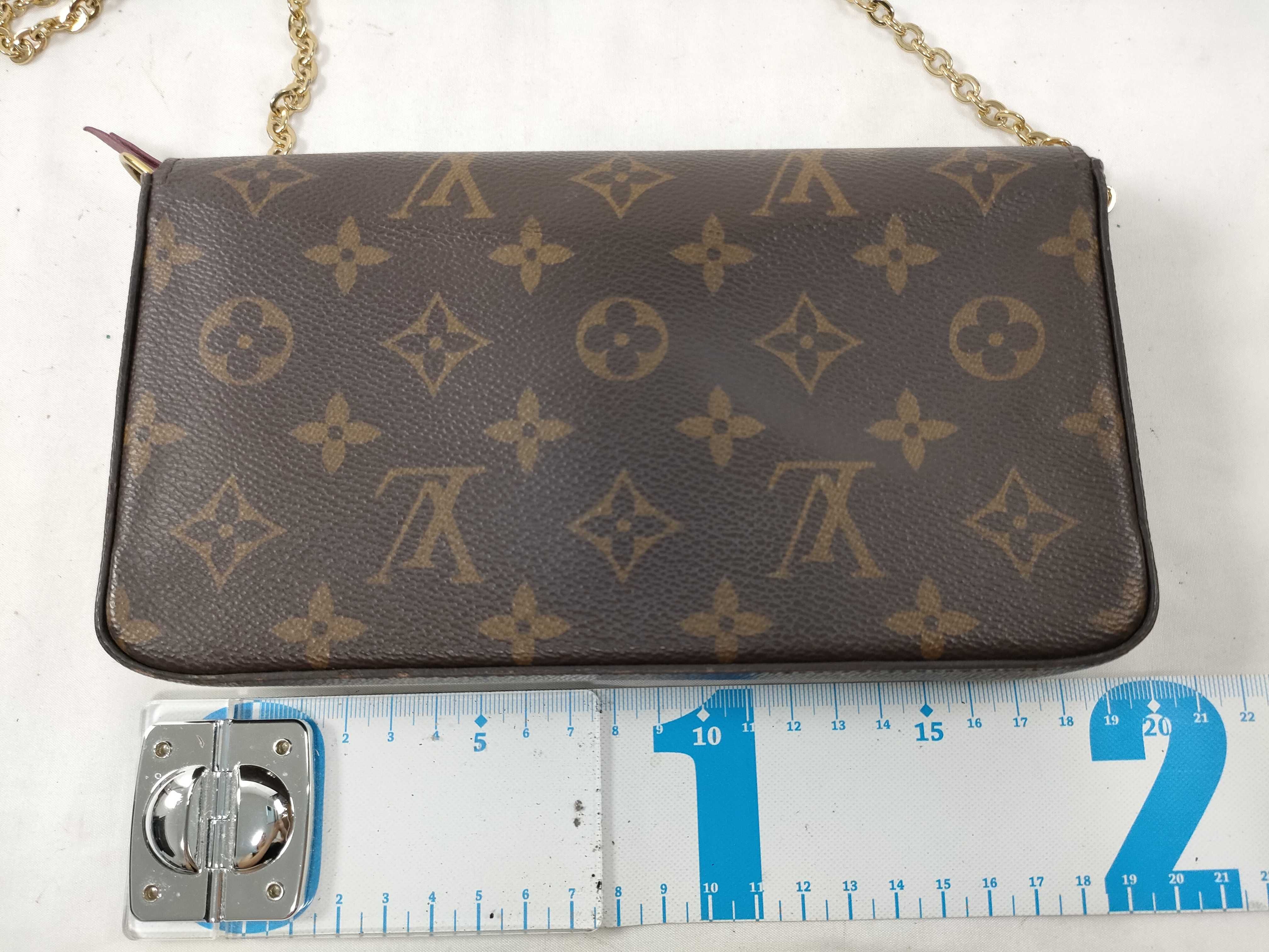 Monogram Pochette Felicie Monogram Chain Shoulder Bag — view 2