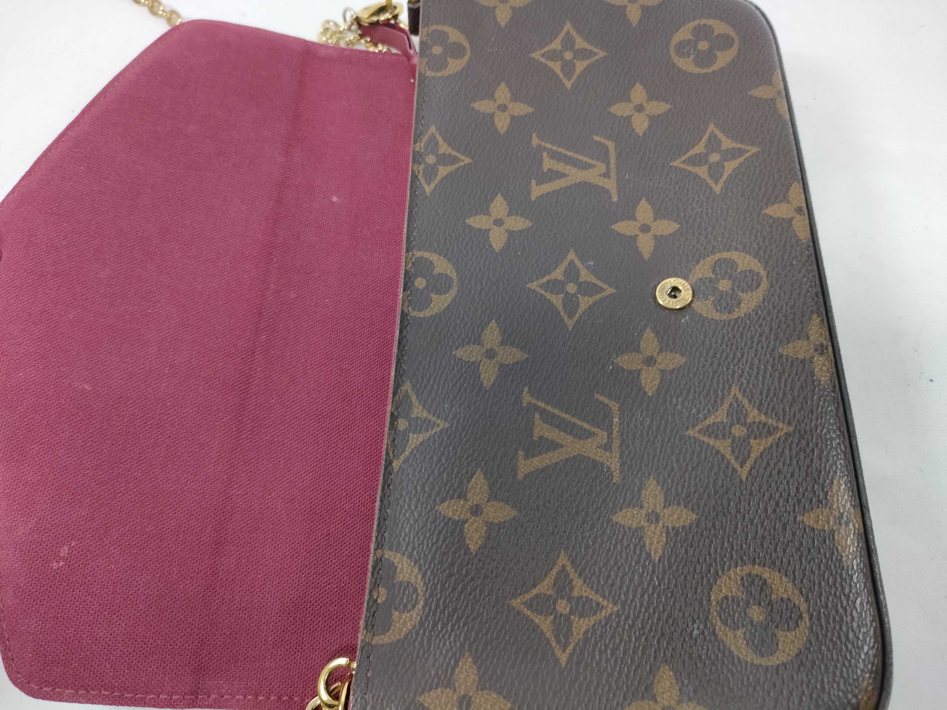 Monogram Pochette Felicie Monogram Chain Shoulder Bag — view 12