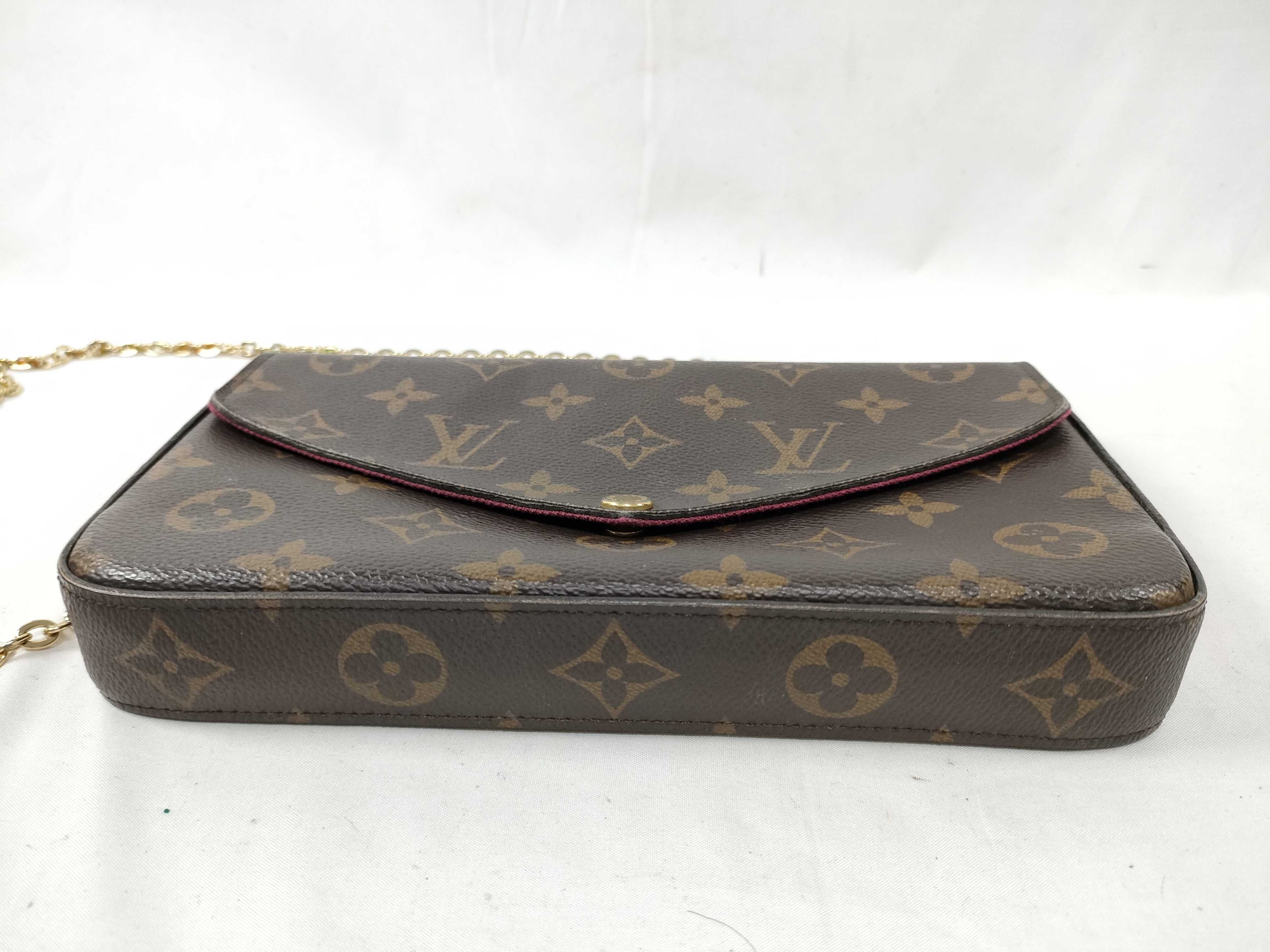 Monogram Pochette Felicie Monogram Chain Shoulder Bag — view 8