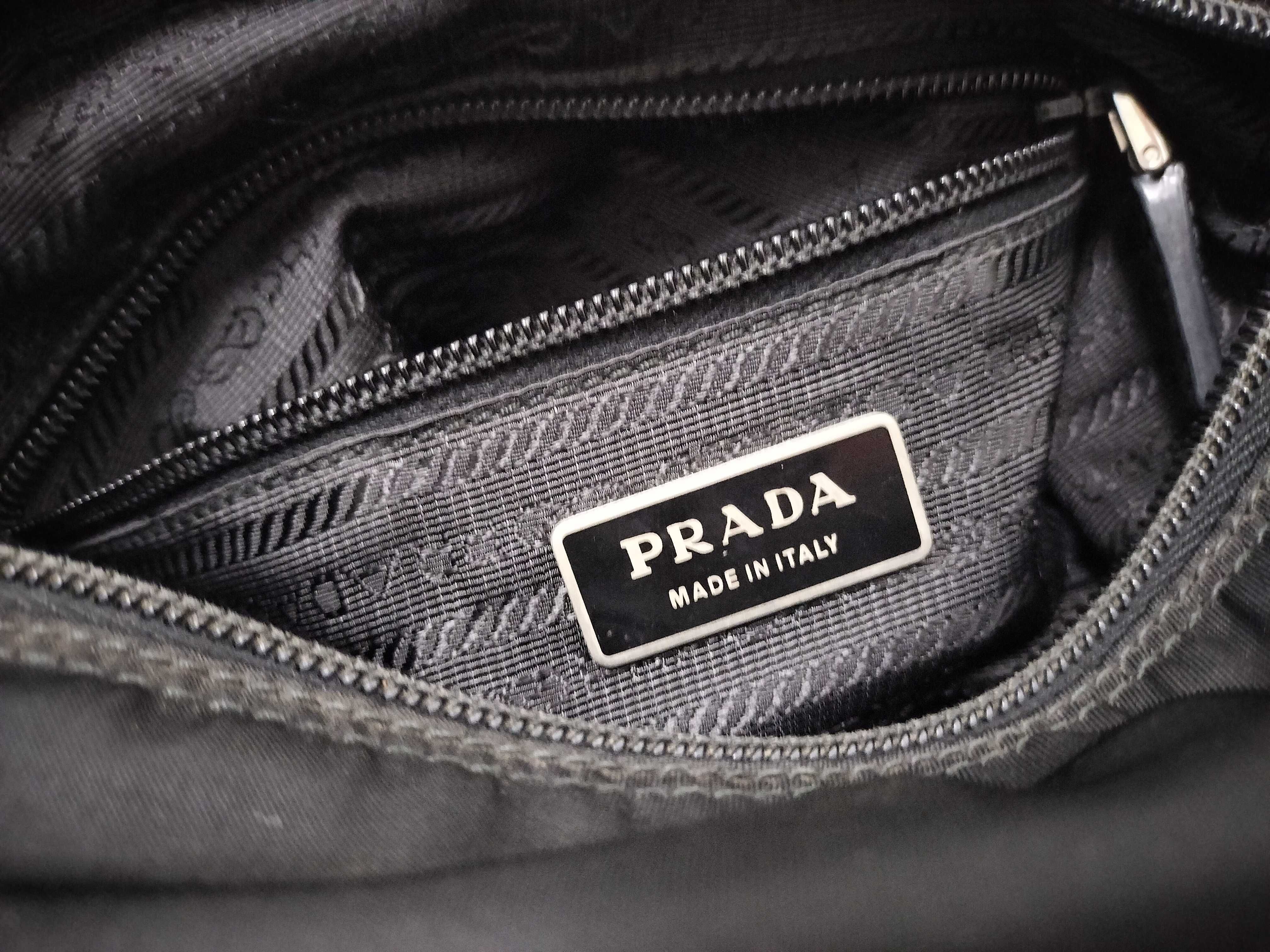 Nylon Shoulder Bag, Black Nylon Shoulder Bag — view 13