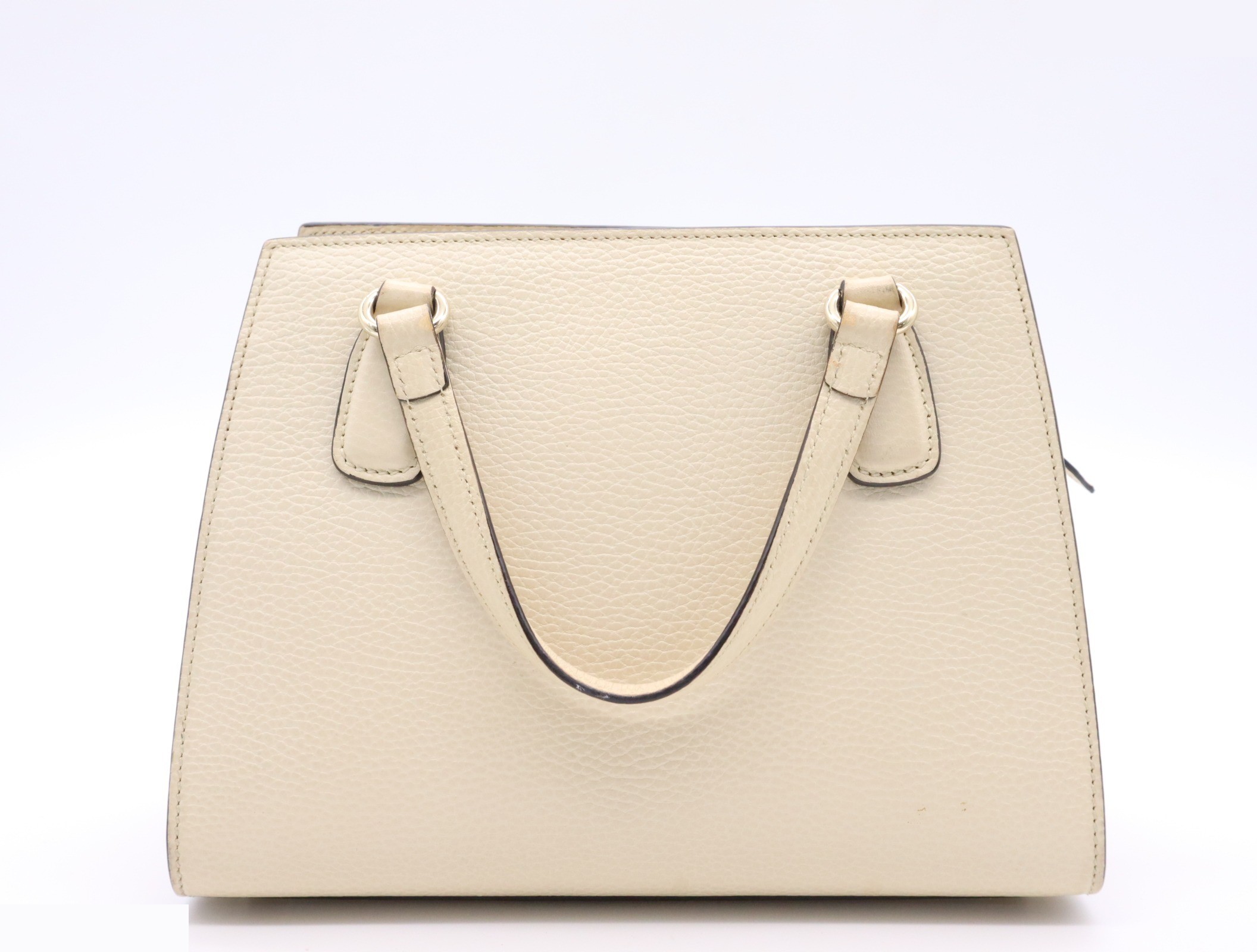 Soho handbag, Interlocking G, ivory — view 2