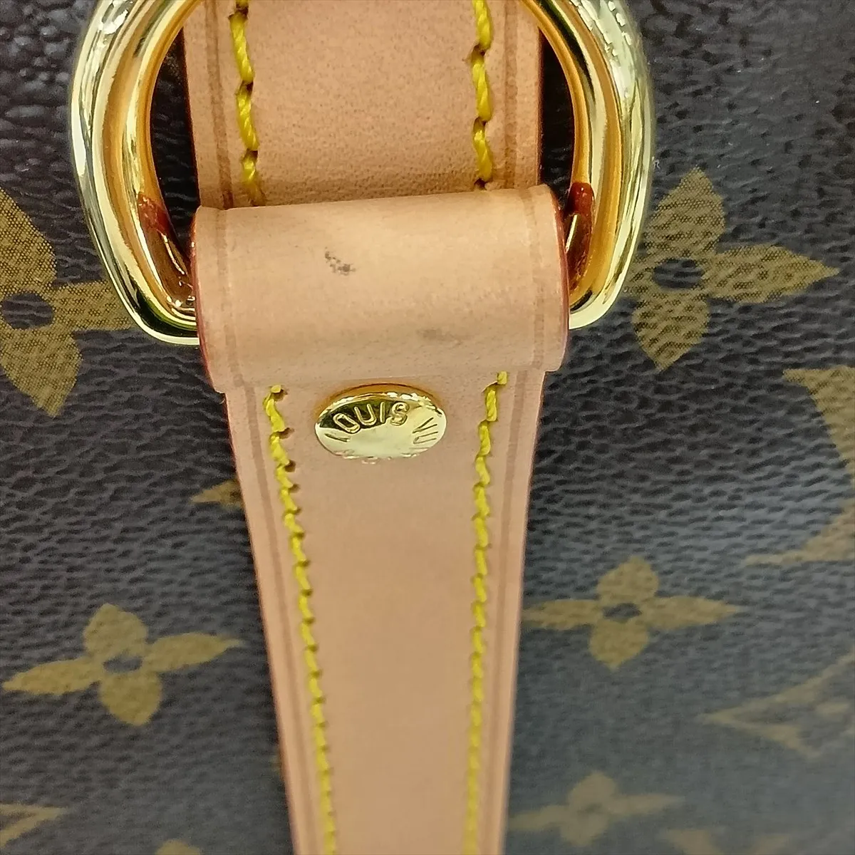 Monogram Speedy Bandoulière 25 M46977 Brown with initials, RFID responsive. — view 12