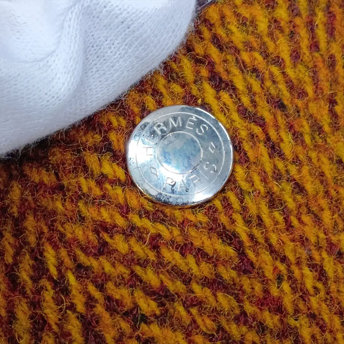 Garden Party 36 PM Wool x Negonda Brown Silver Hardware G:2003 — view 10