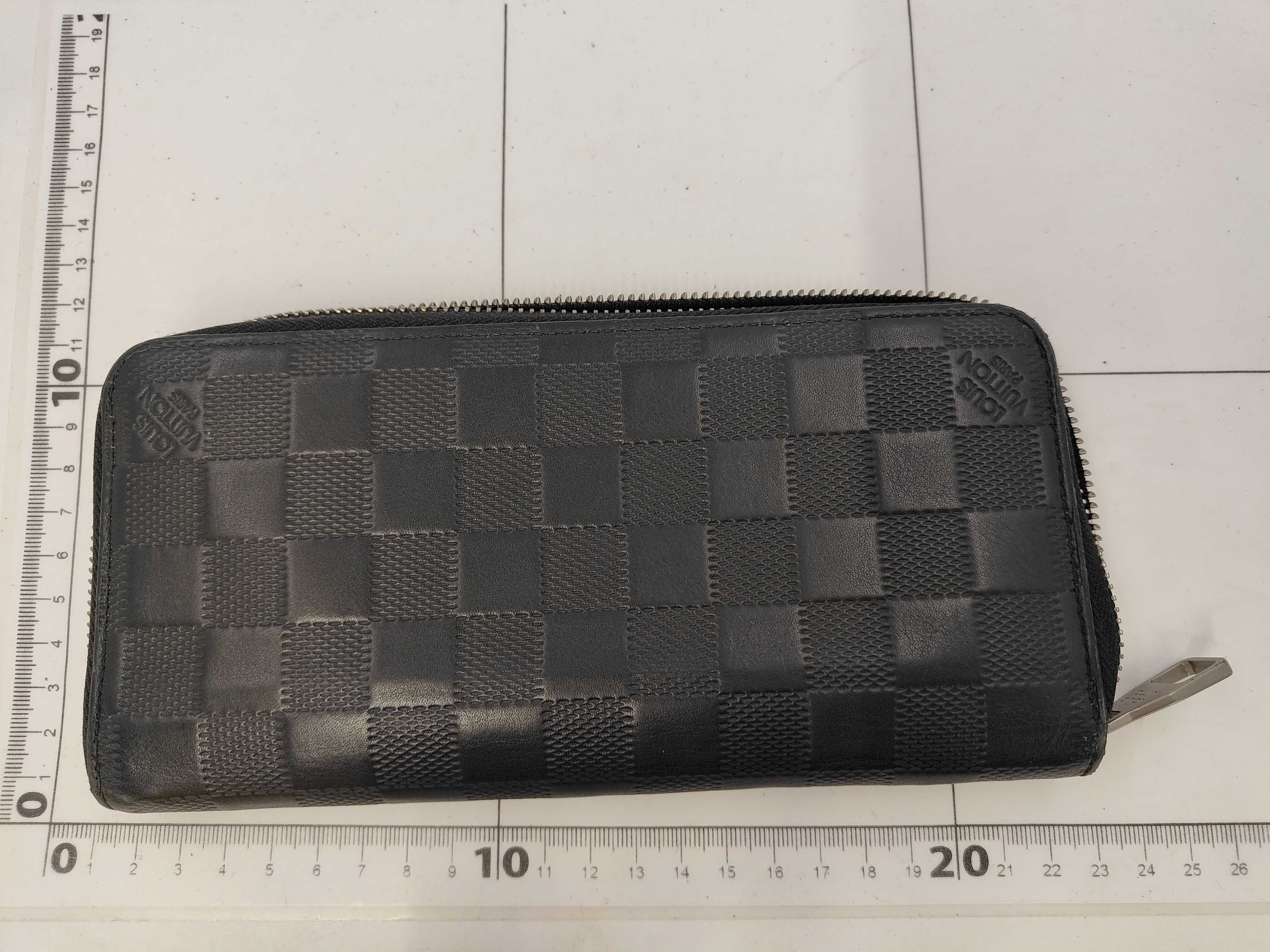 Damier Infini Louis Vuitton Zippy Vertical Infini Wallet — view 2