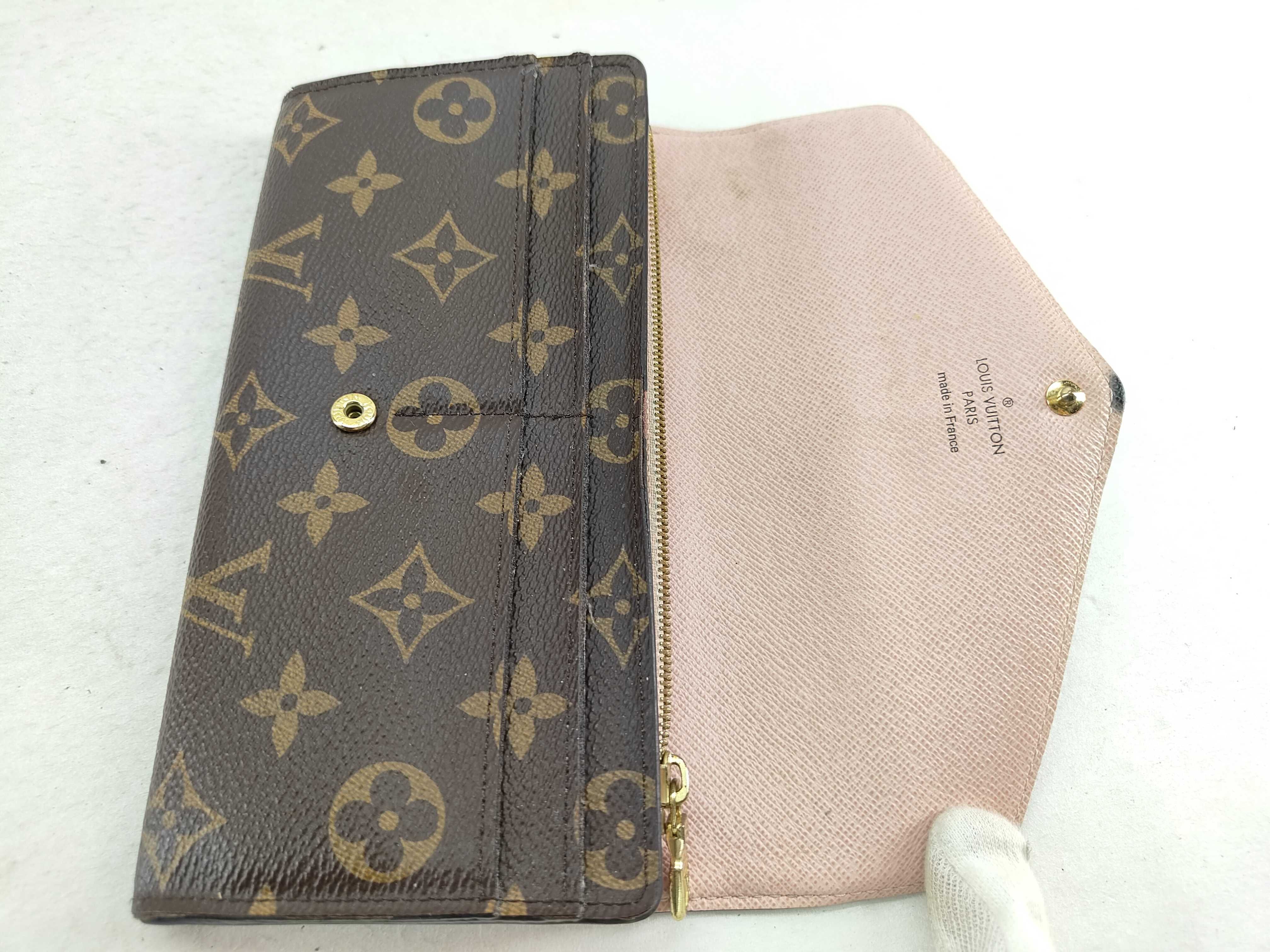 Monogram Wallet Louis Vuitton Portefeuille Sarah Wallet — view 9