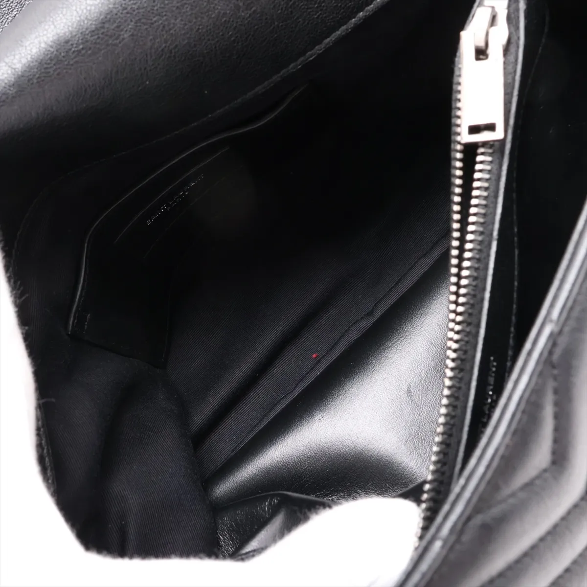 Classic Leather 2-Way Shoulder Bag, Black, 392738 — view 10
