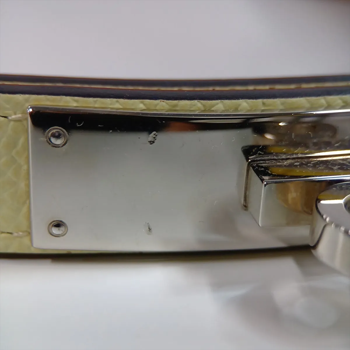 Kelly Pocket W: 2024 Belt Veau Epsom Jaune Milton — view 12