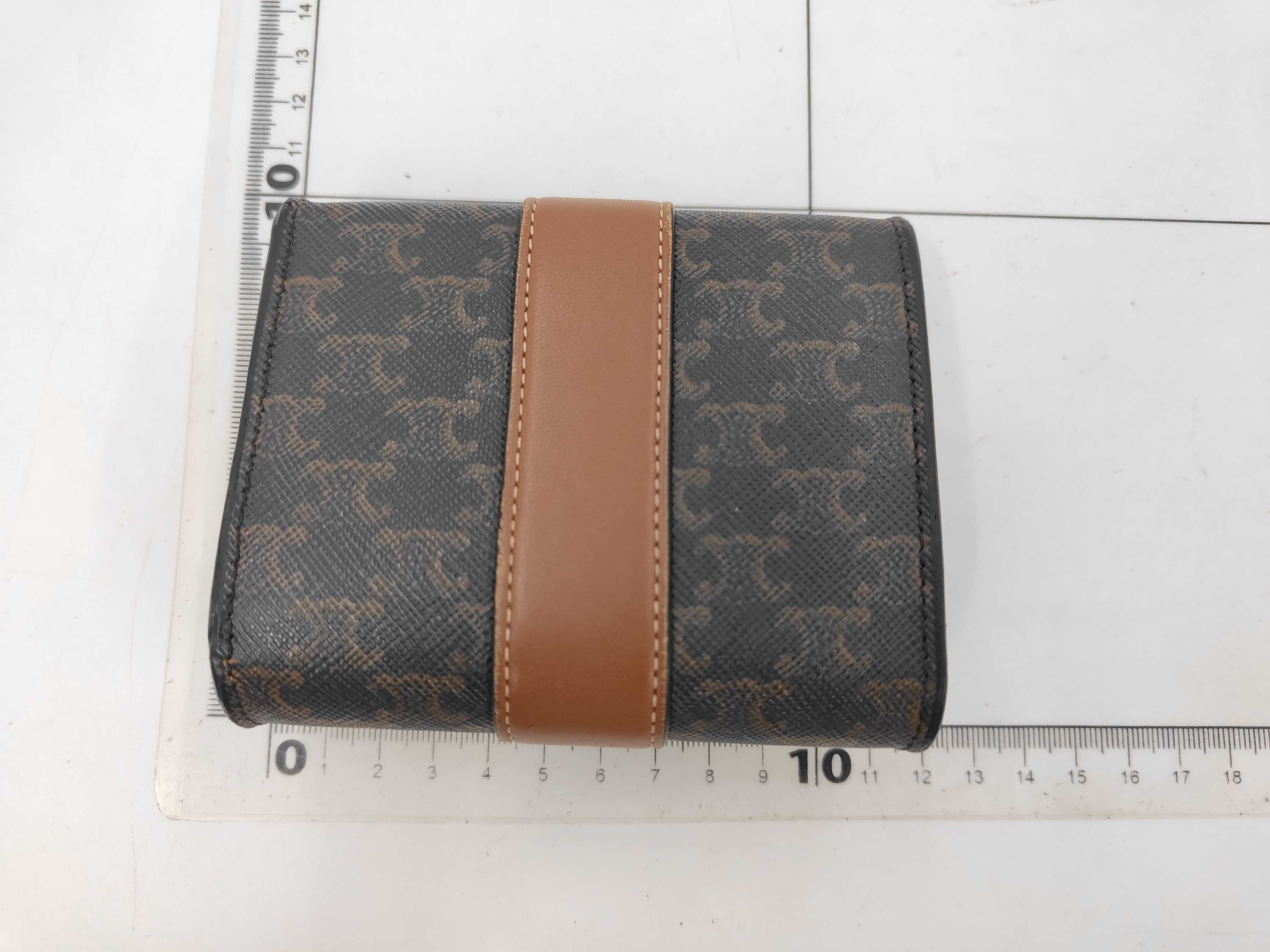 Triomphe Pattern Trifold Wallet - Compact Wallet — view 2