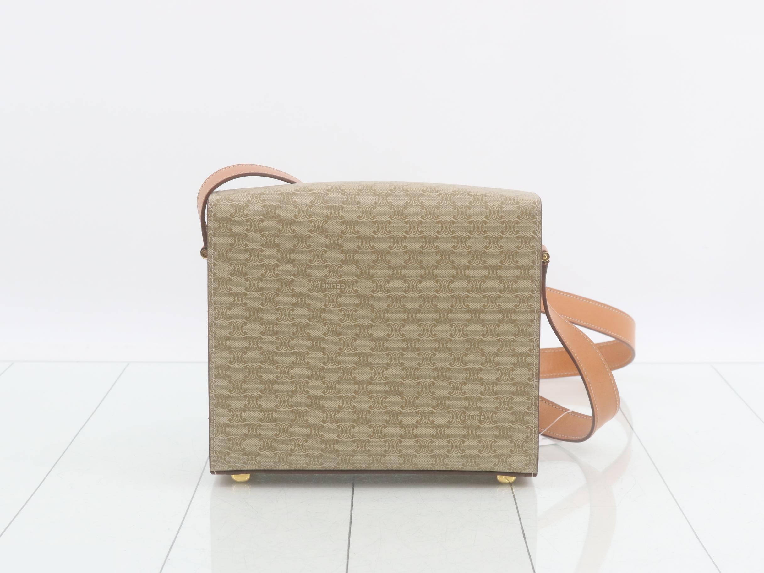 Macadam Small Box Bag, Brown, 20 x 18 x 6 cm — view 2