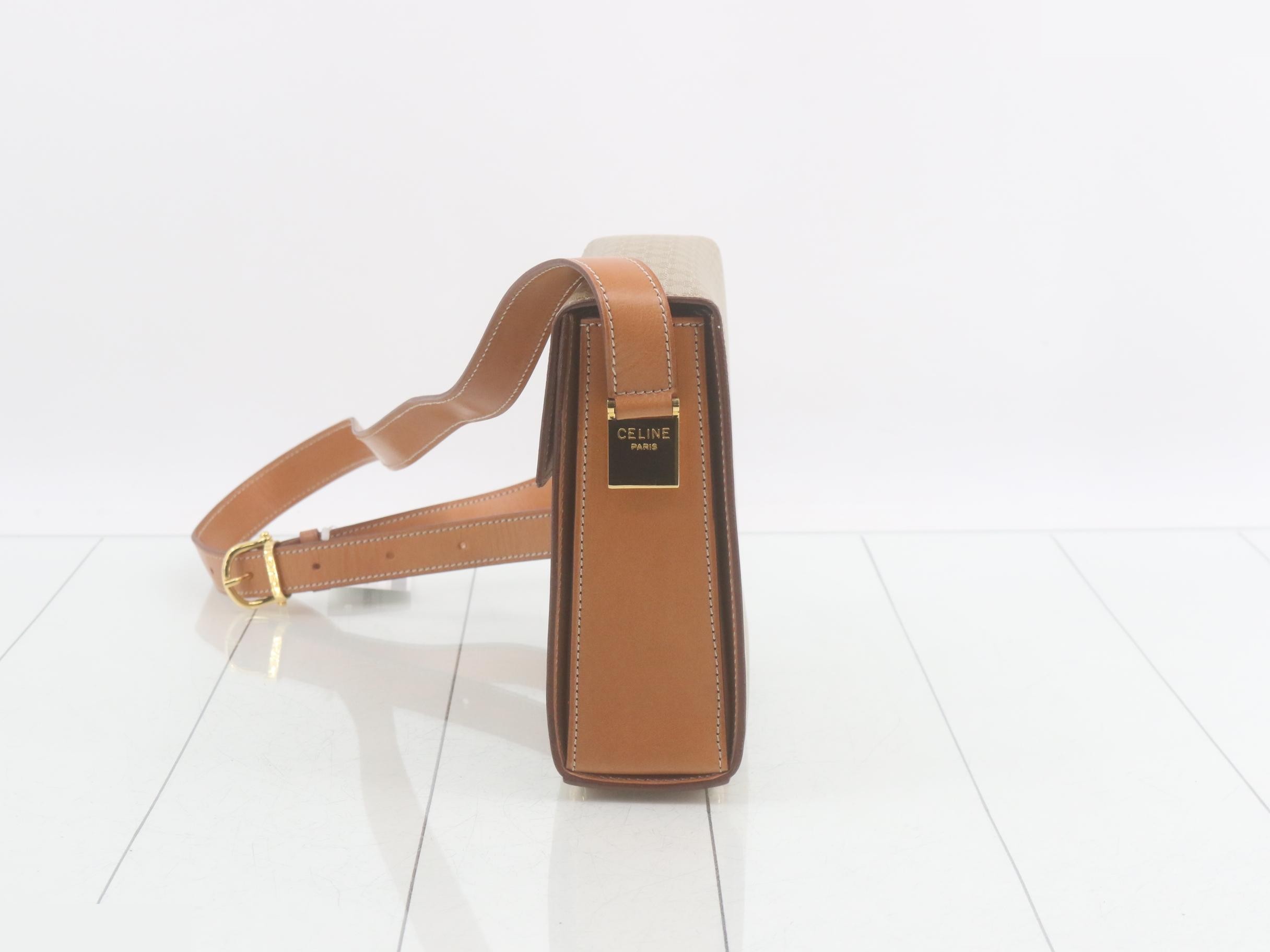 Macadam Small Box Bag, Brown, 20 x 18 x 6 cm — view 3