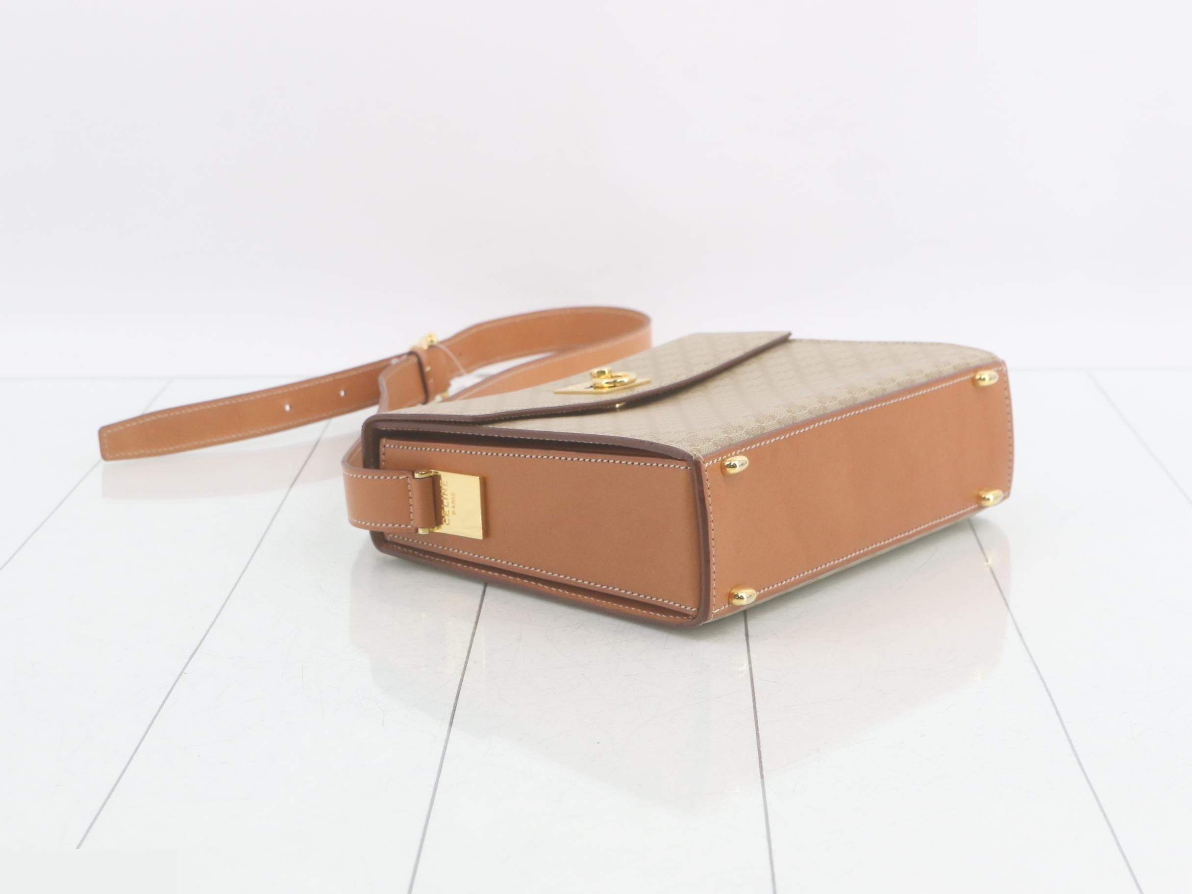 Macadam Small Box Bag, Brown, 20 x 18 x 6 cm — view 5