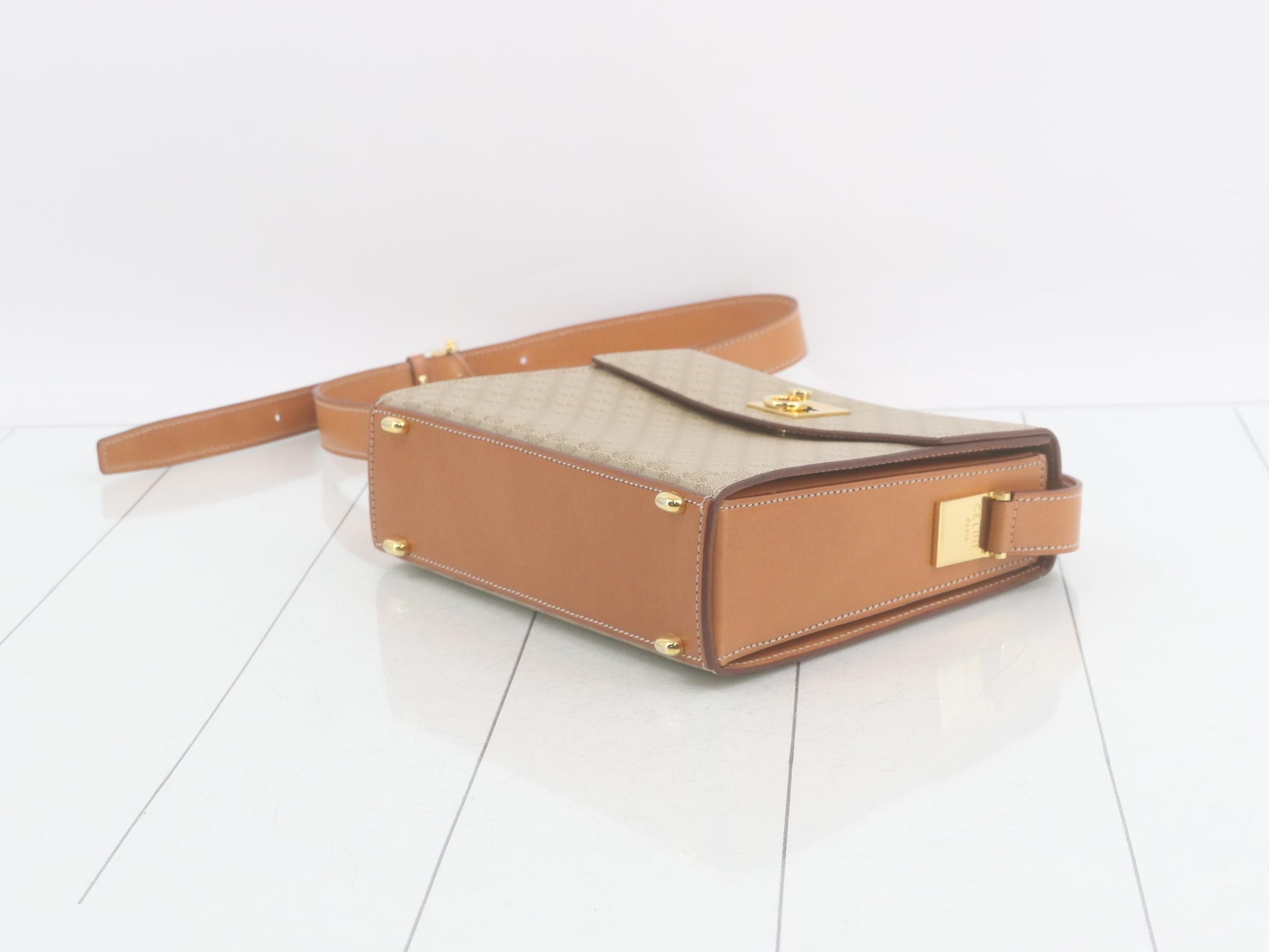Macadam Small Box Bag, Brown, 20 x 18 x 6 cm — view 6