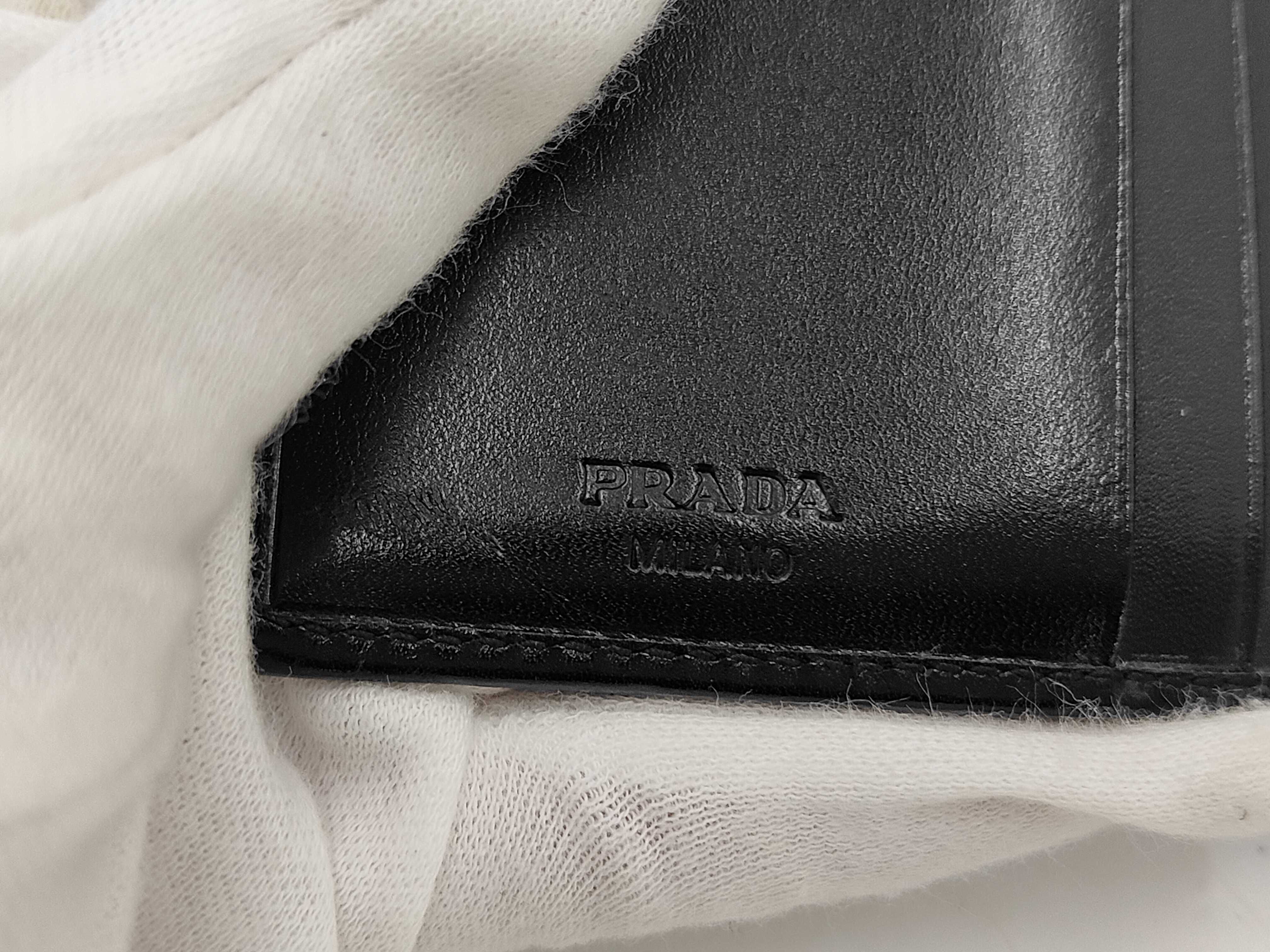 Tri-fold Wallet, Leather, Black — view 6