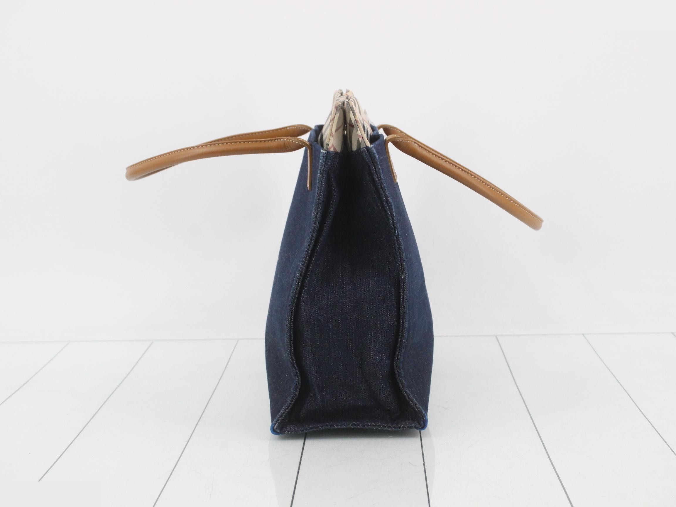 Blue Label Denim Handbag — view 4