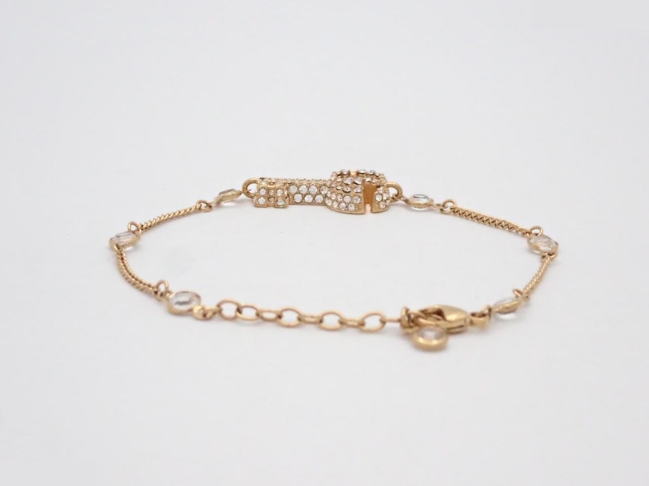 645623 Double G Key Bracelet, Wrist size approximately 18cm — view 2
